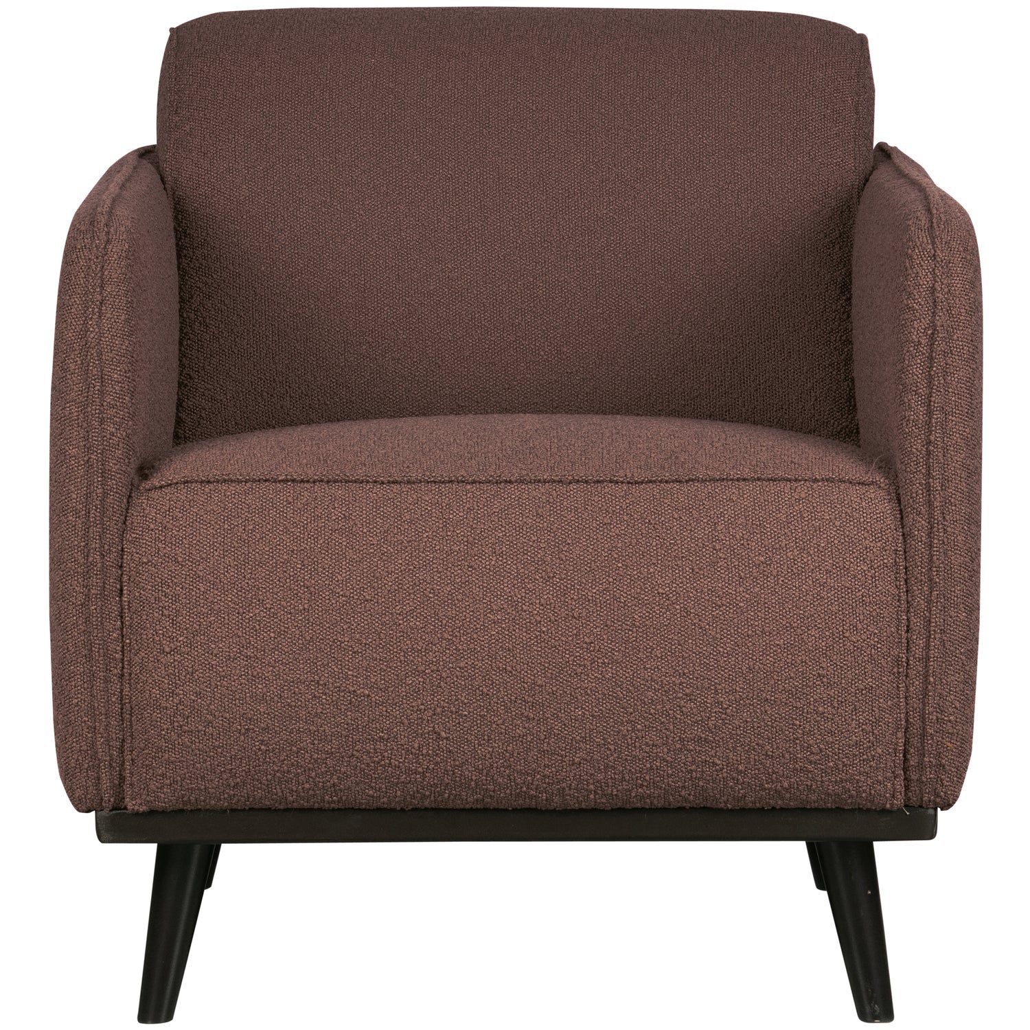 STATEMENT ARM CHAIR BOUCLE COFFEE