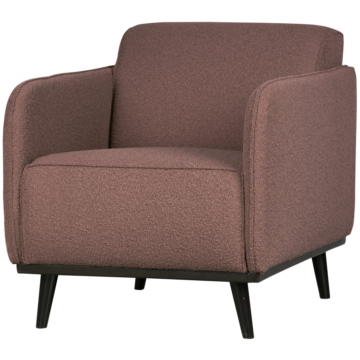 STATEMENT ARM CHAIR BOUCLE COFFEE