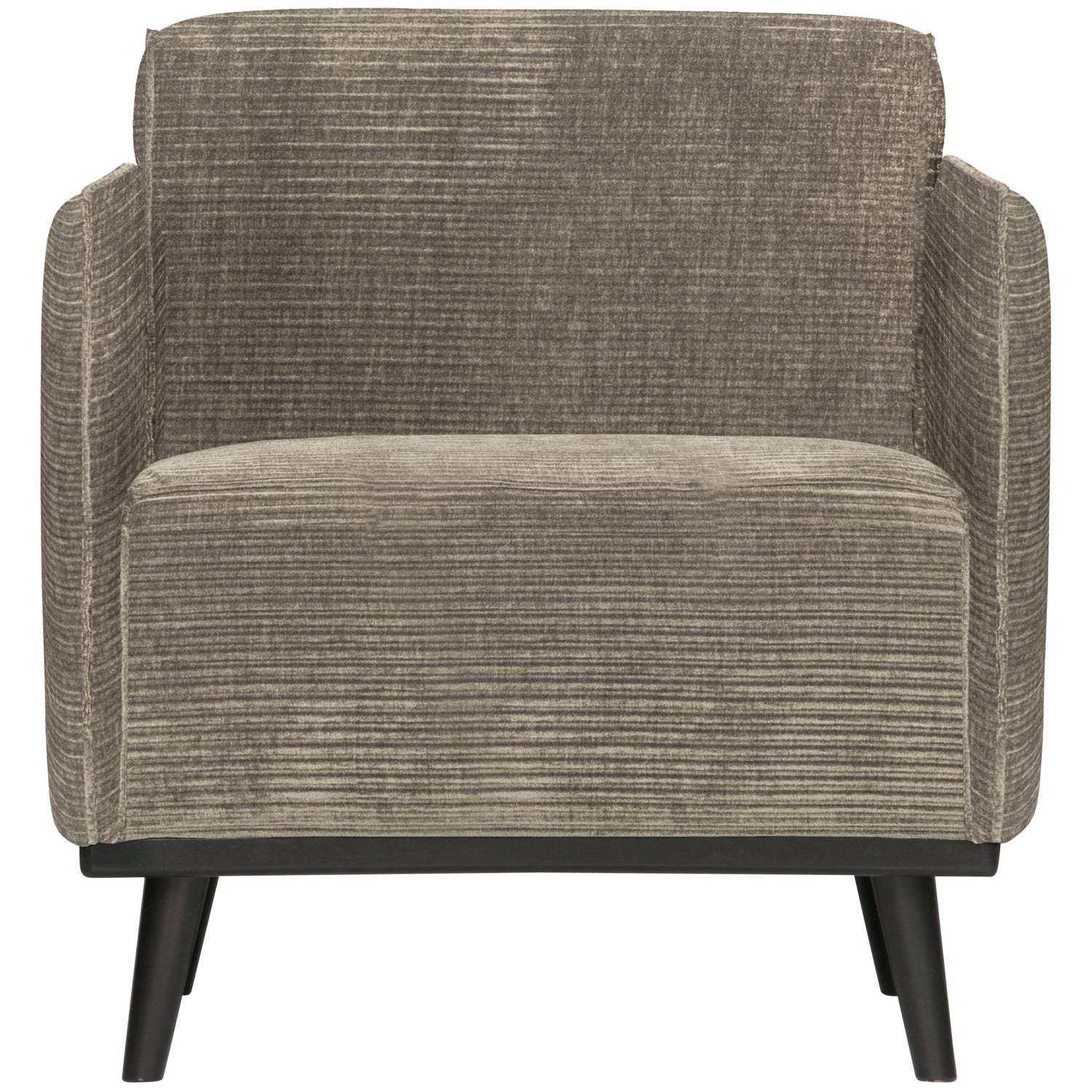 STATEMENT ARM CHAIR FLACH RIPPE CLAY