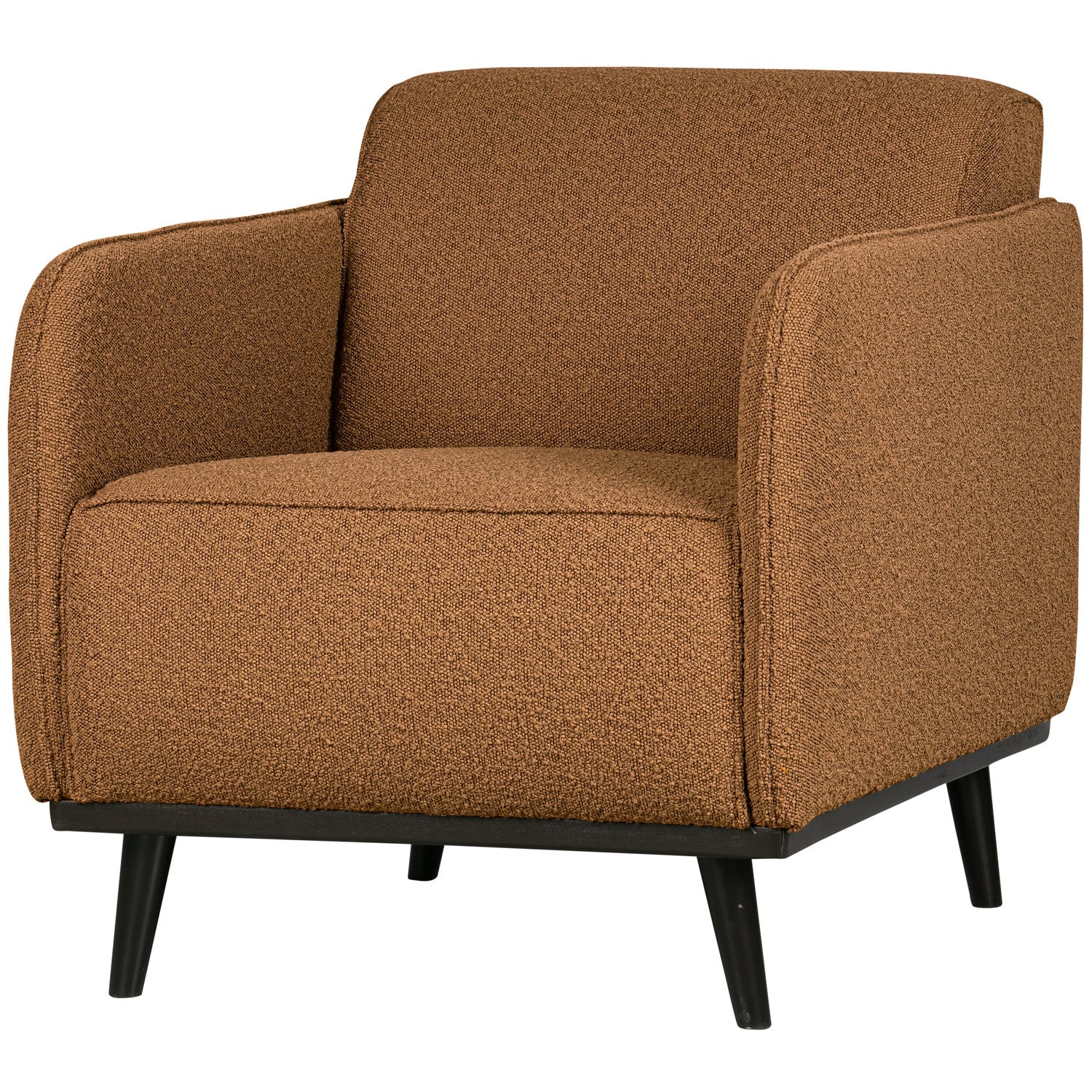 STATEMENT ARM CHAIR BOUCLE BUTTER
