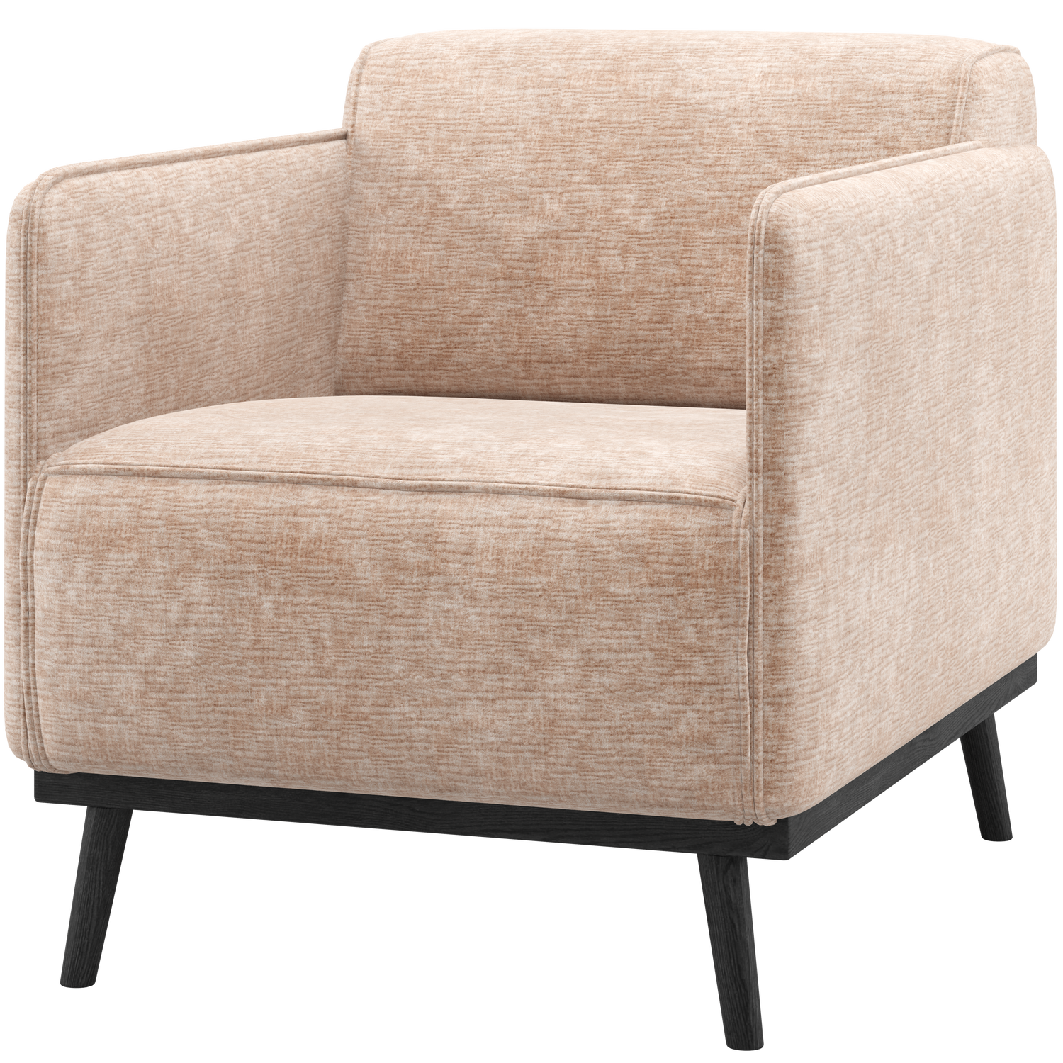STATEMENT SESSEL CHENILLE VELVET NATUR