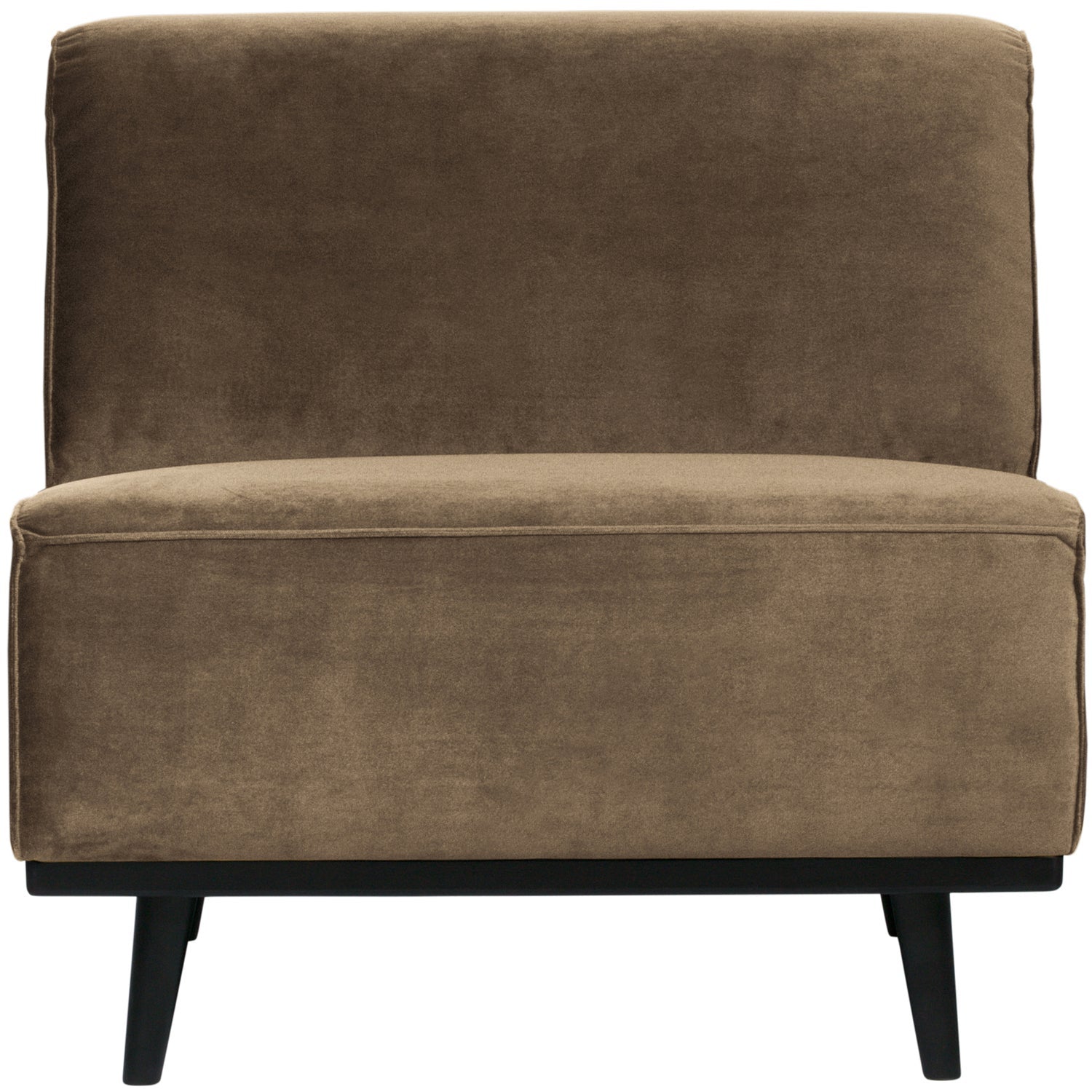STATEMENT 1-SEATER ELEMENT VELVET TAUPE