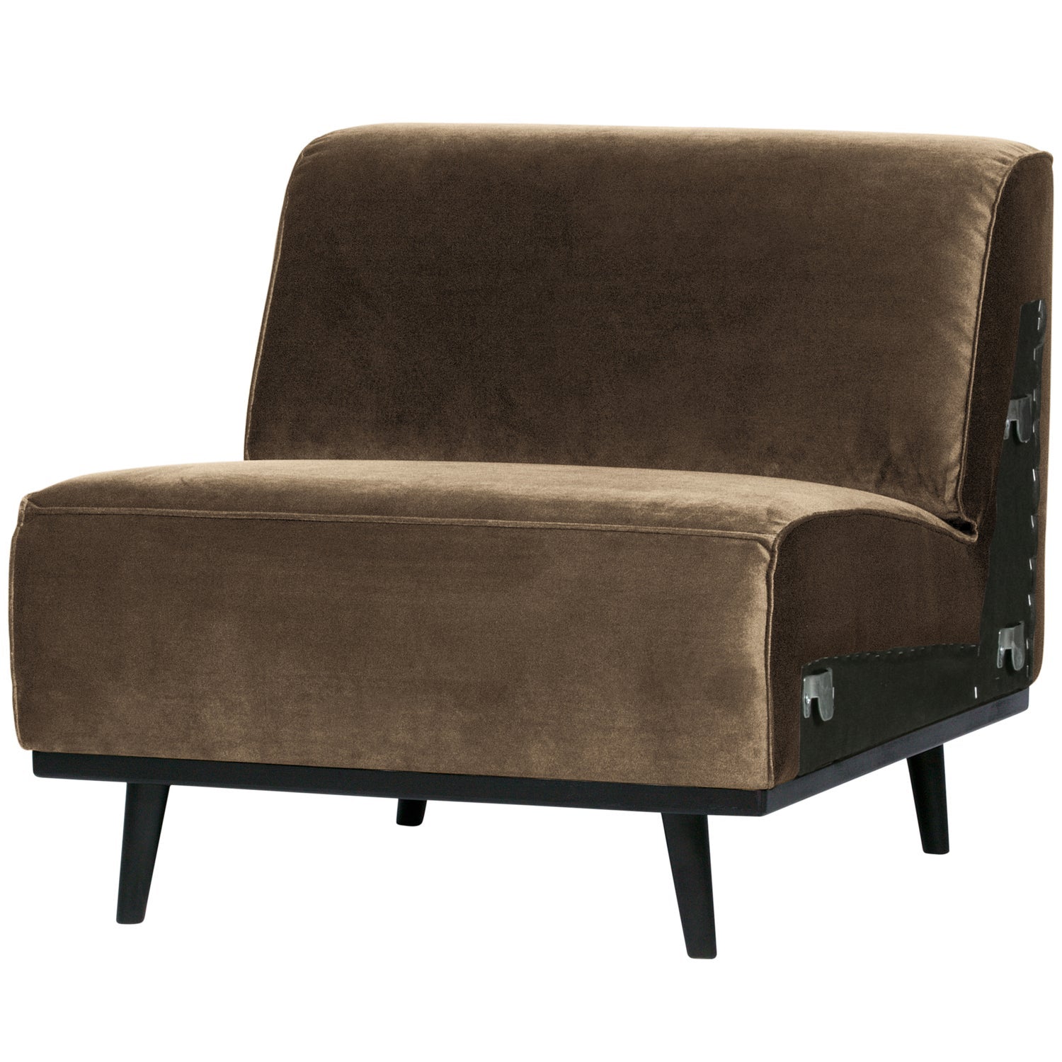 STATEMENT 1-SEATER ELEMENT VELVET TAUPE