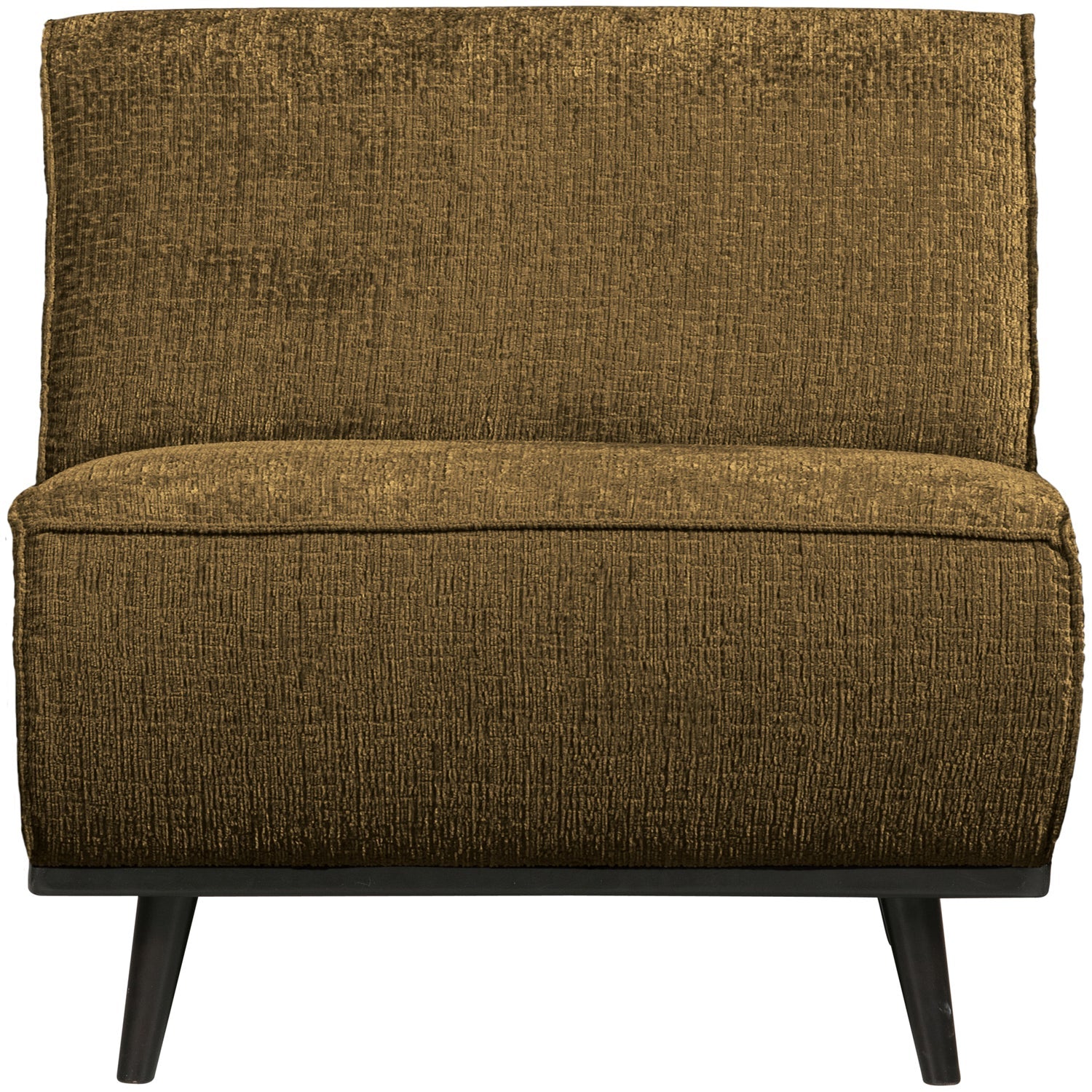 STATEMENT 1-SEATER ELEMENT STRUCTURE VELVET BRASS