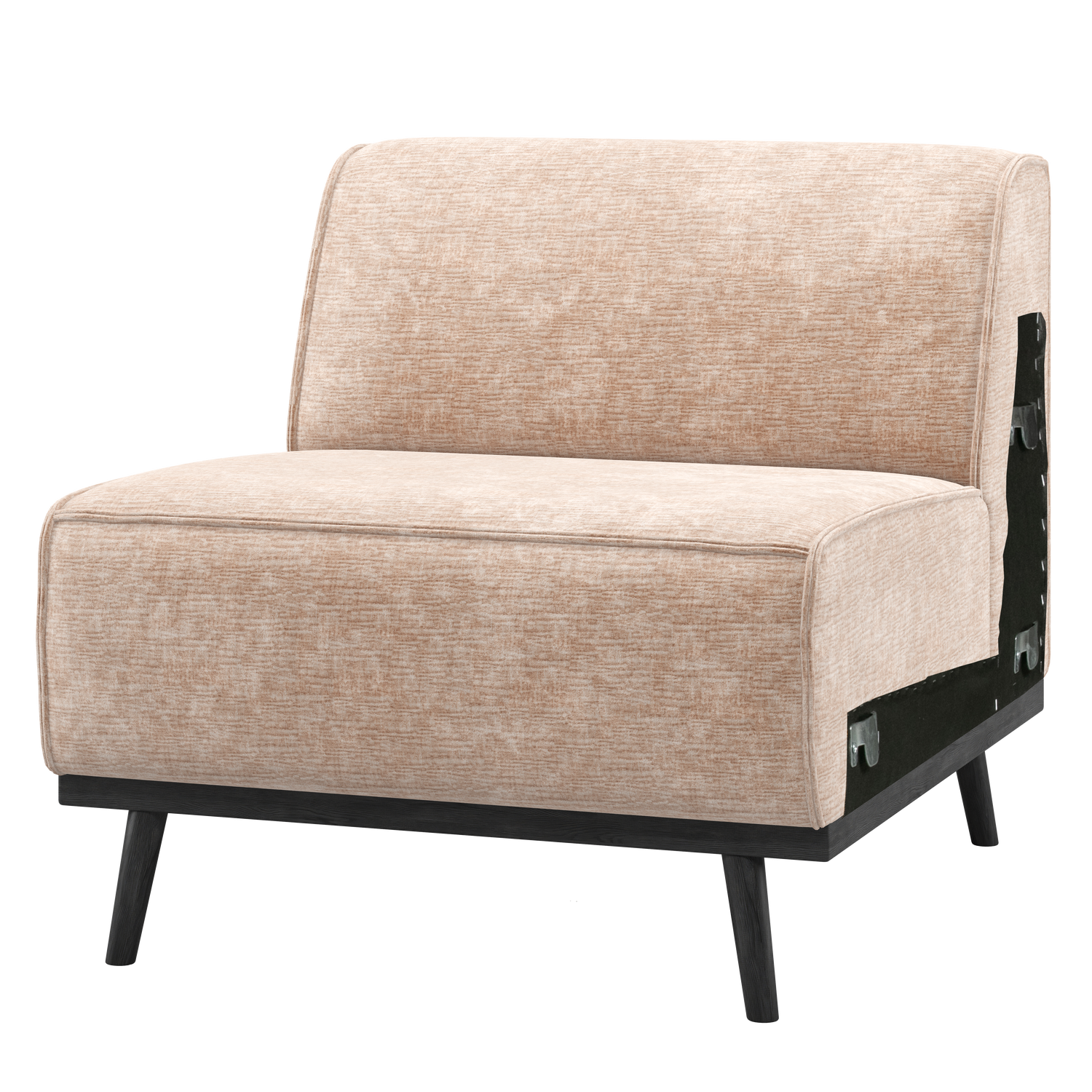 STATEMENT 1-SITZER ELEMENT CHENILLE VELVET NATUR