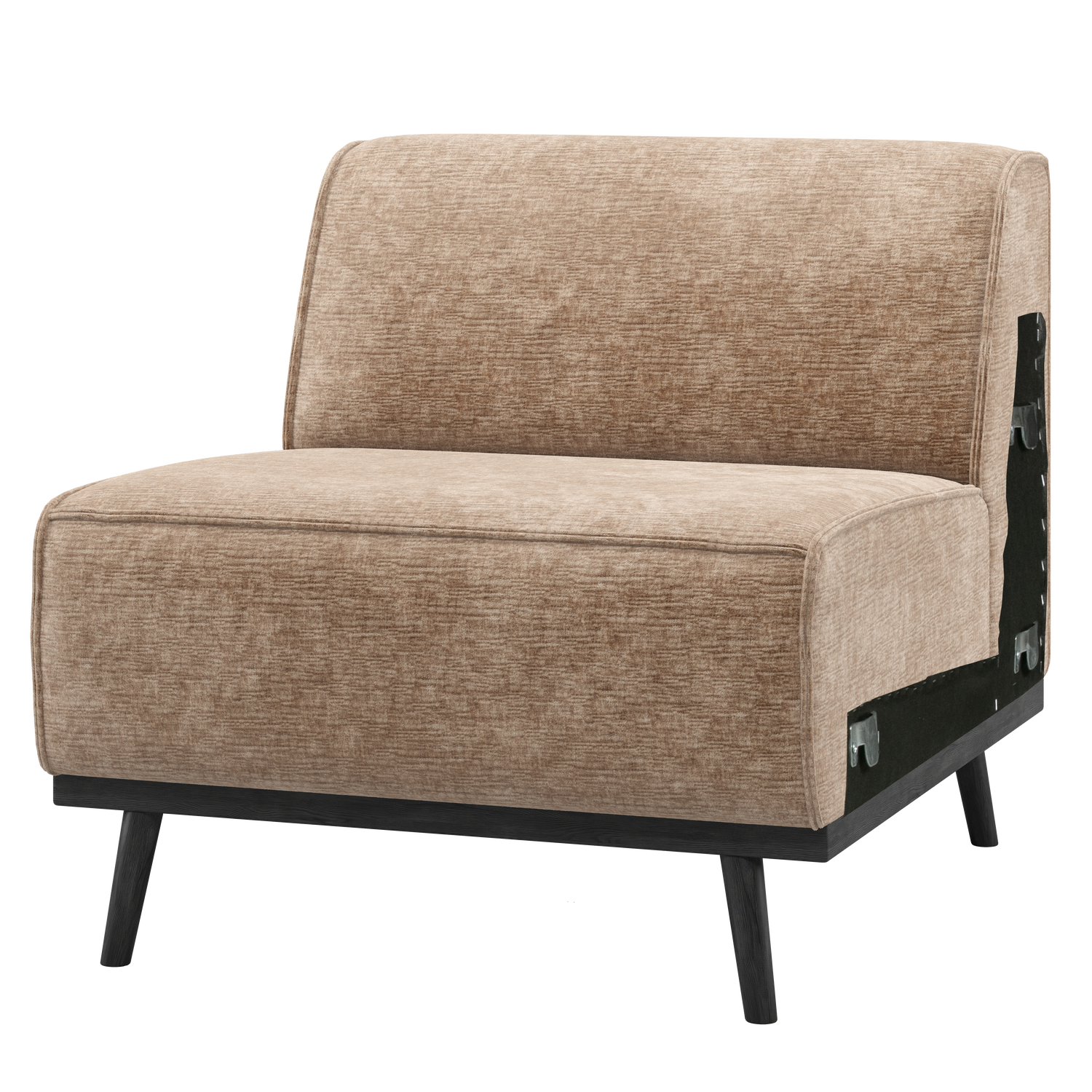 STATEMENT 1-SITZER ELEMENT CHENILLE VELVET TAUPE