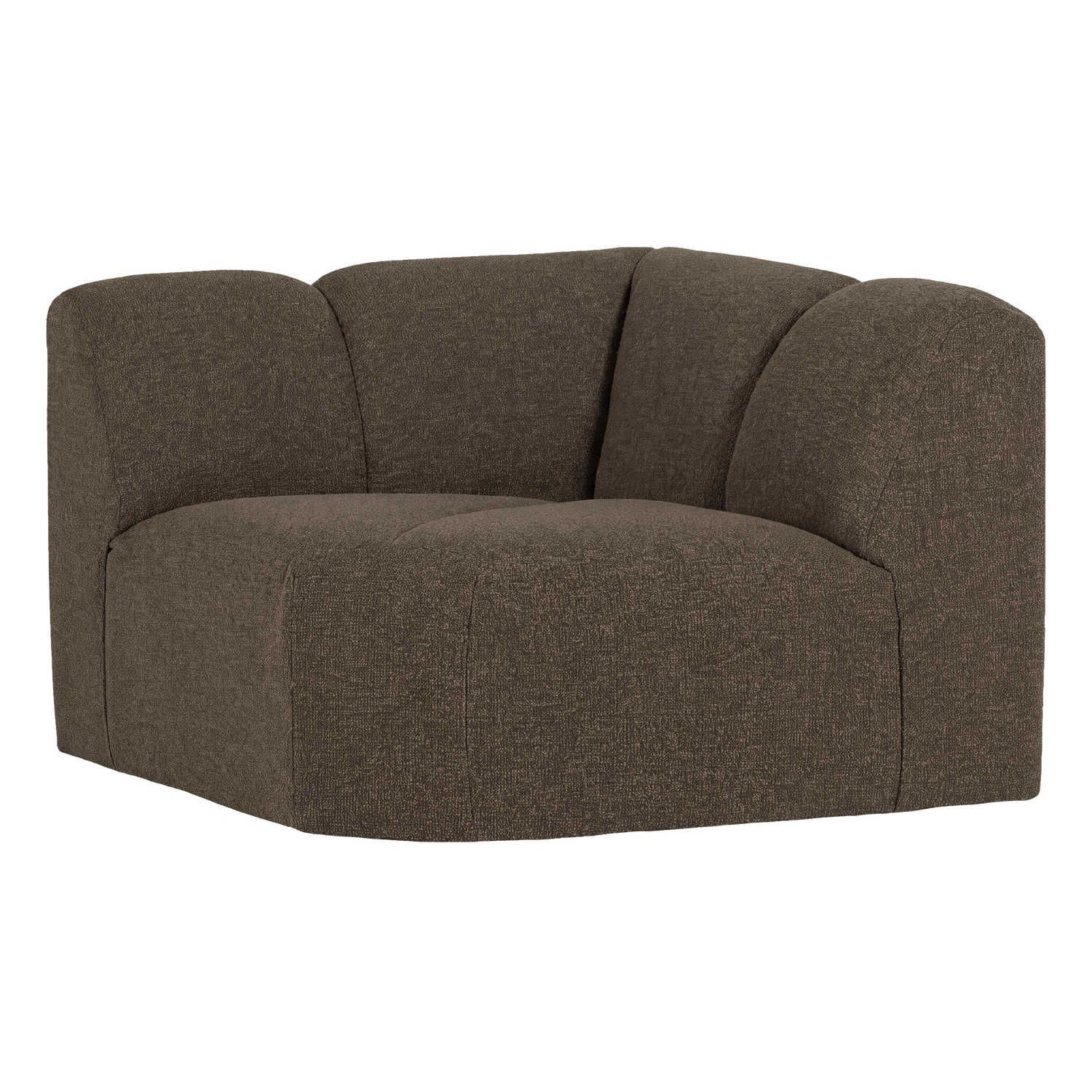 MOJO ECKELEMENT RECHT BOUCLE BRAUN MELANGE [fsc]