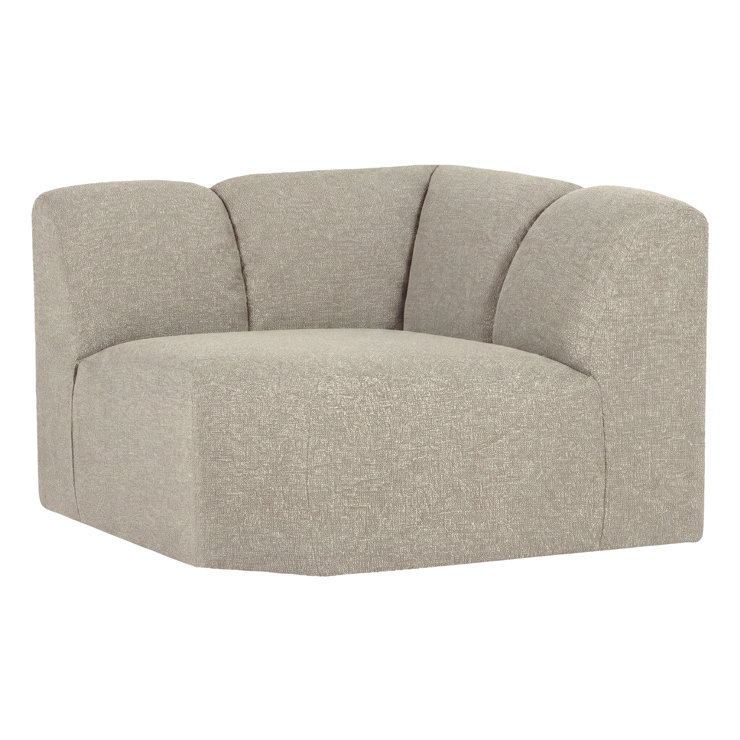 MOJO ECKELEMENT RECHT BOUCLE BEIGE MELANGE [fsc]