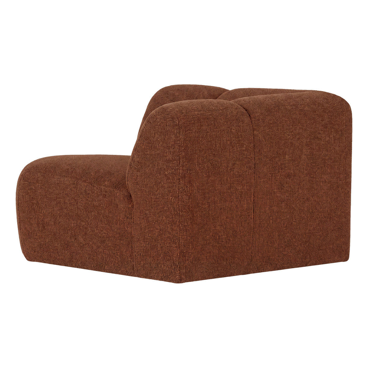 MOJO ECKELEMENT RECHT BOUCLE ROSTBRAUN MELANGE [fsc]