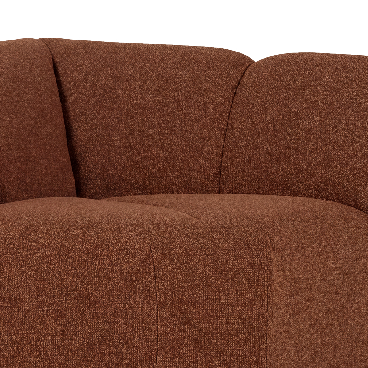MOJO ECKELEMENT RECHT BOUCLE ROSTBRAUN MELANGE [fsc]