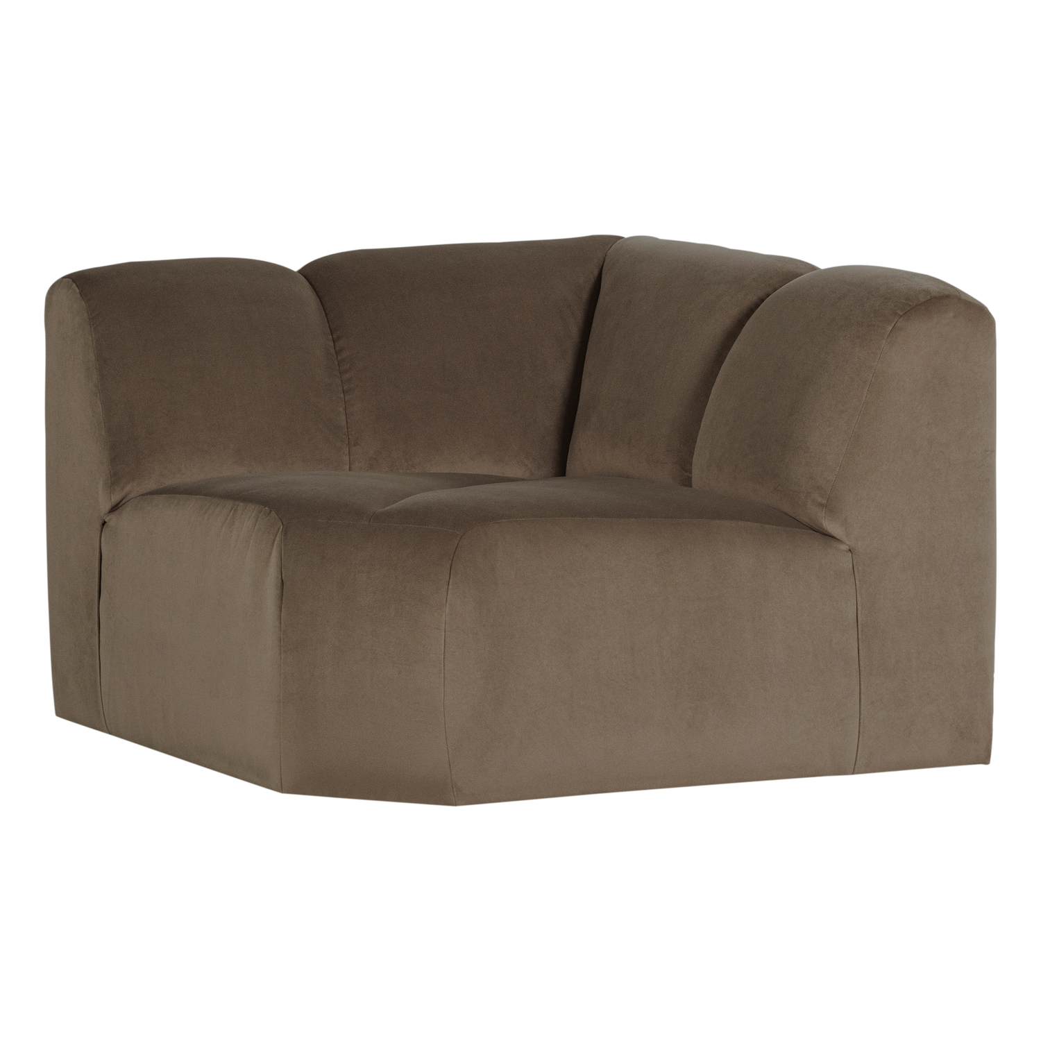 MOJO ECKELEMENT RUND SAMT TAUPE [fsc]