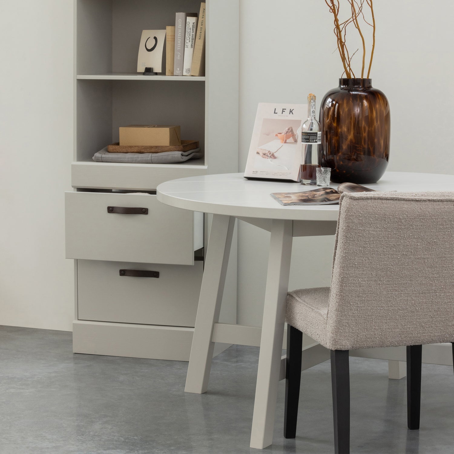 BOLD BUCHERSCHRANK KIEFER SCHNEEWEISS [fsc]