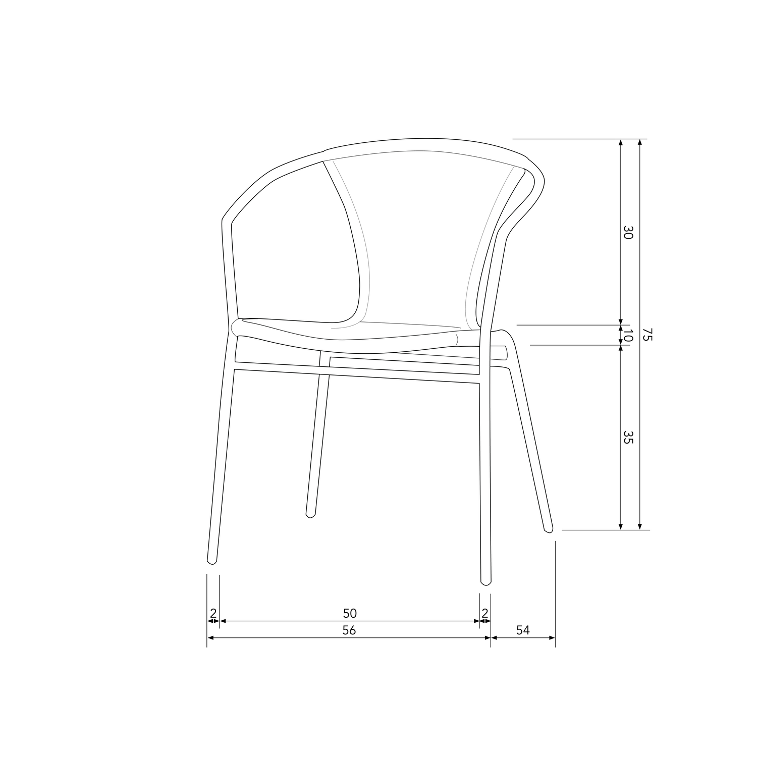 WESTON GARTENSTUHL OUTDOOR DSCHUNGEL