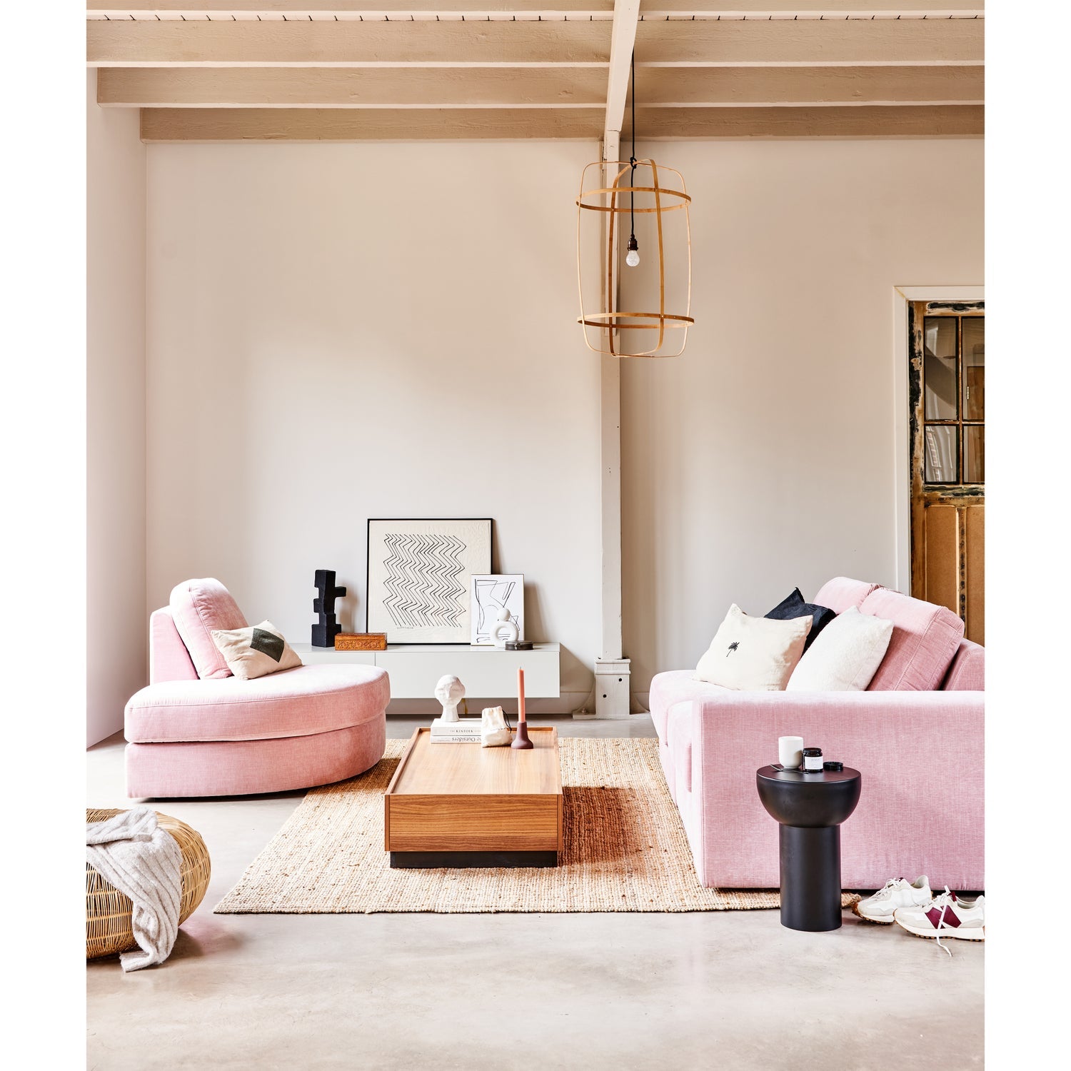 FAMILY 1-SEAT ELEMENT ARM RECHTS GEWEBTER STOF ROSA
