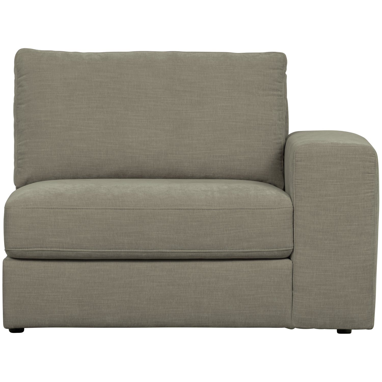 FAMILY 1-SEAT ELEMENT ARM RECHTS GEWEBTER STOF WARMGRAU