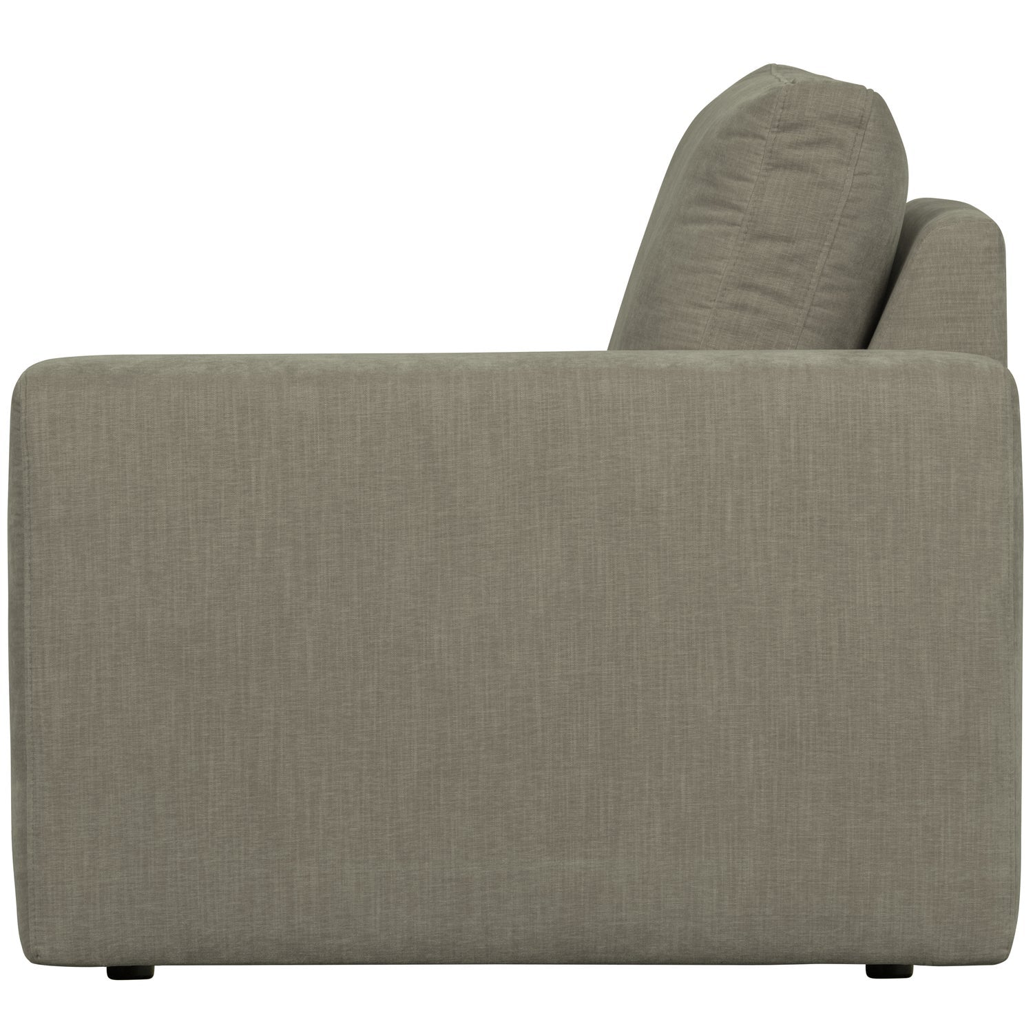 FAMILY 1-SEAT ELEMENT ARM RECHTS GEWEBTER STOF WARMGRAU