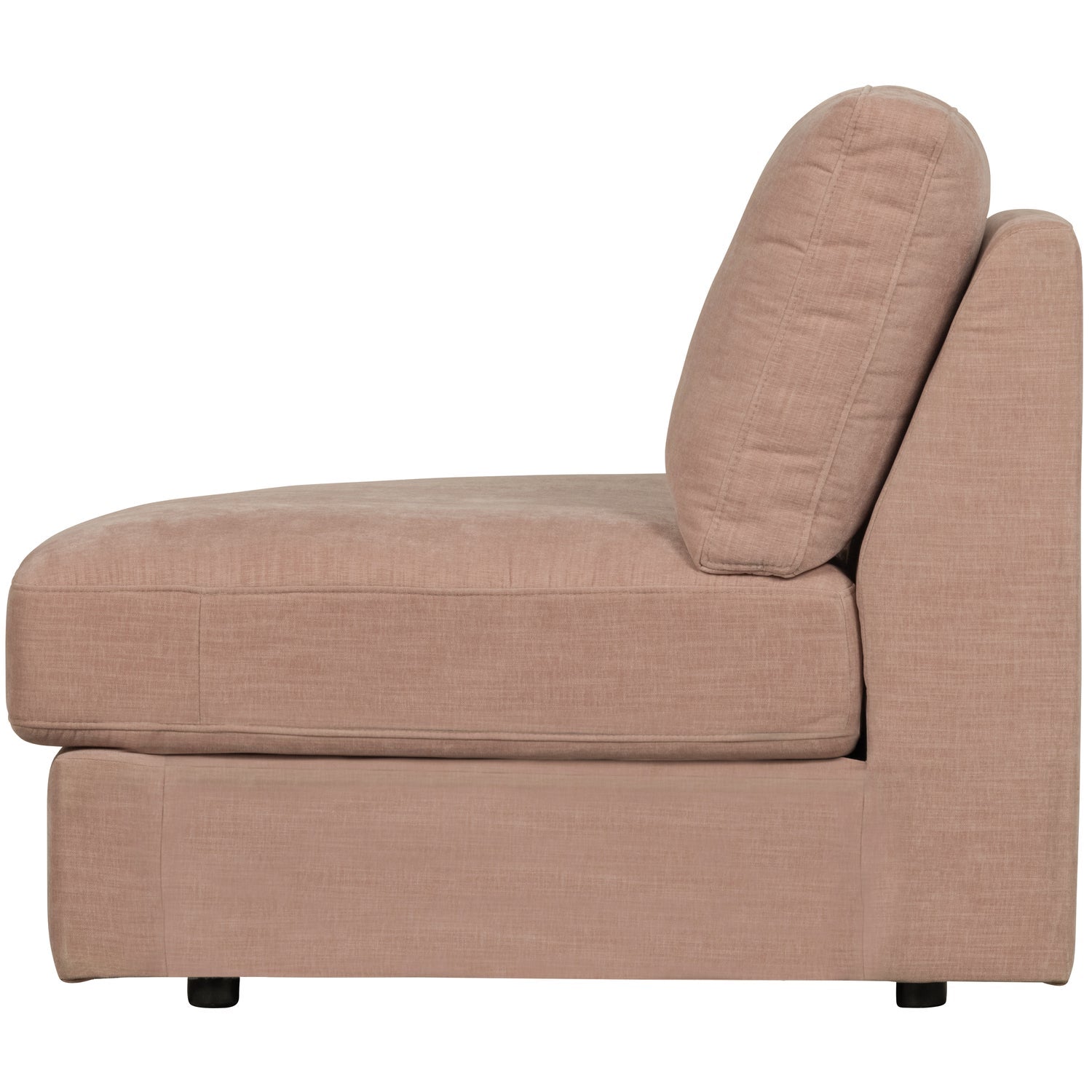 FAMILY 1-SEAT ELEMENT RUNDE ECKE LINKS GEWEBTER STOF ROSA