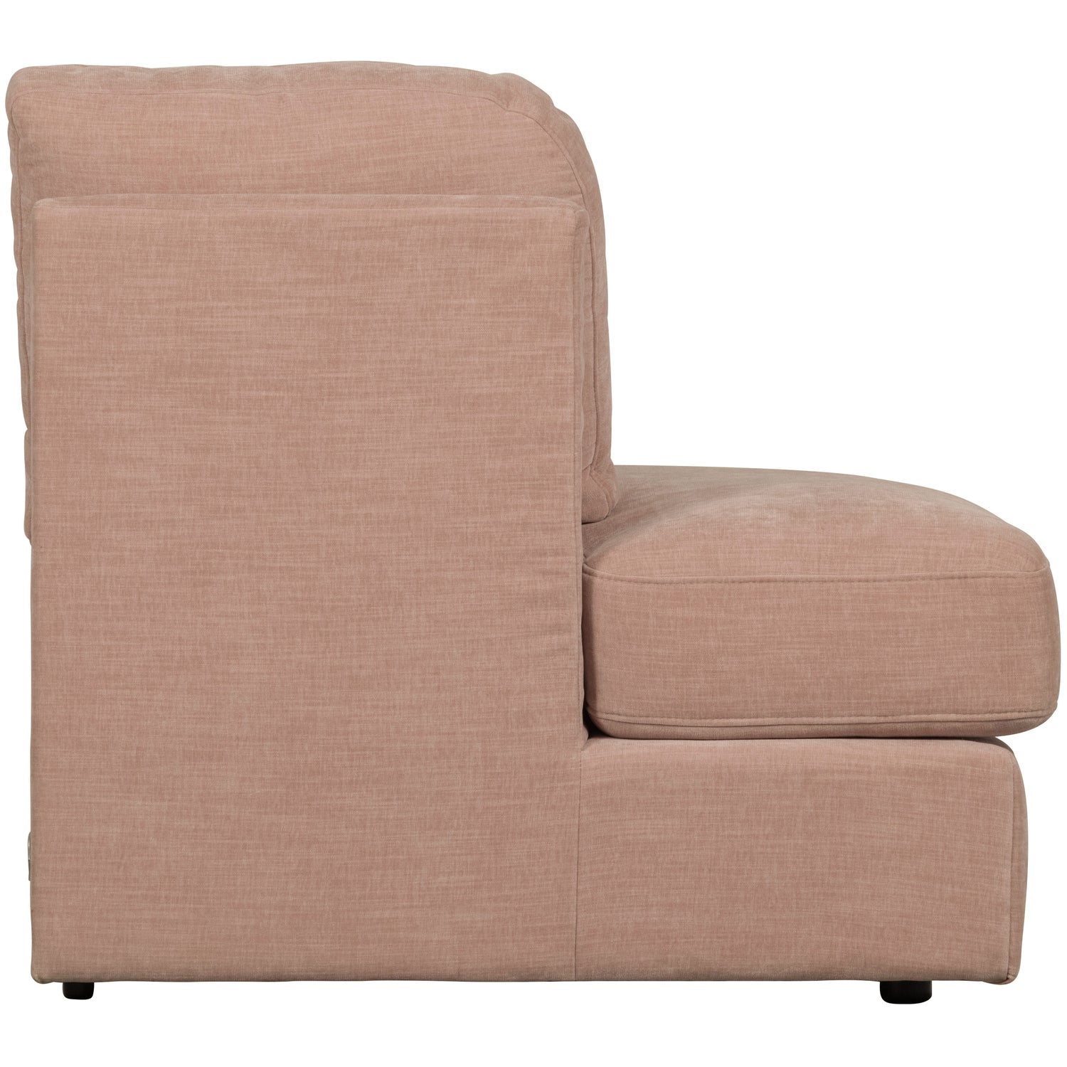 FAMILY 1-SEAT ELEMENT RUNDE ECKE LINKS GEWEBTER STOF ROSA