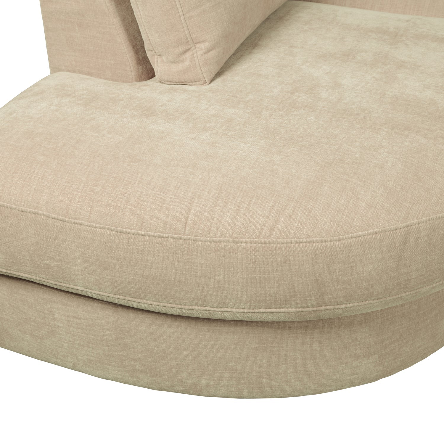 FAMILY1-SEAT ELEMENT RUNDE ECKE LINKS GEWEBTER STOF SAND