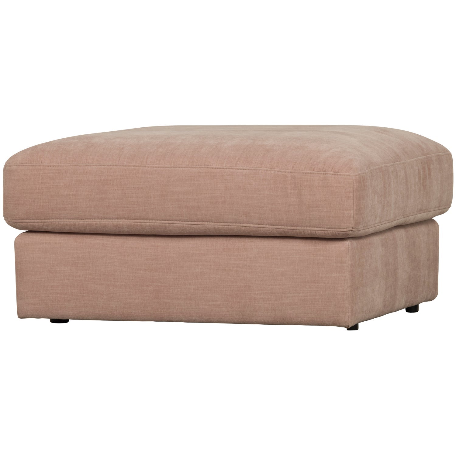 FAMILY HOCKER GEWEBTER STOF ROSA