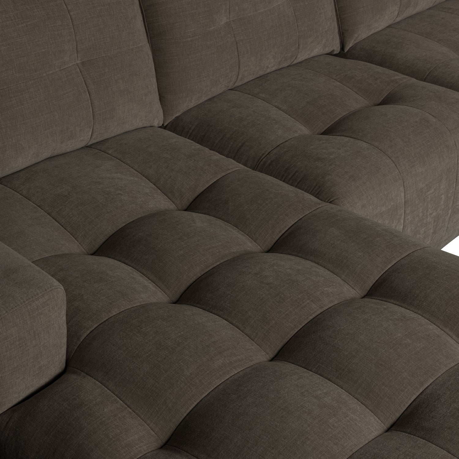 BAR CHAISE LONGUE GEWEBTER STOF LINKS ANTHRAZIT
