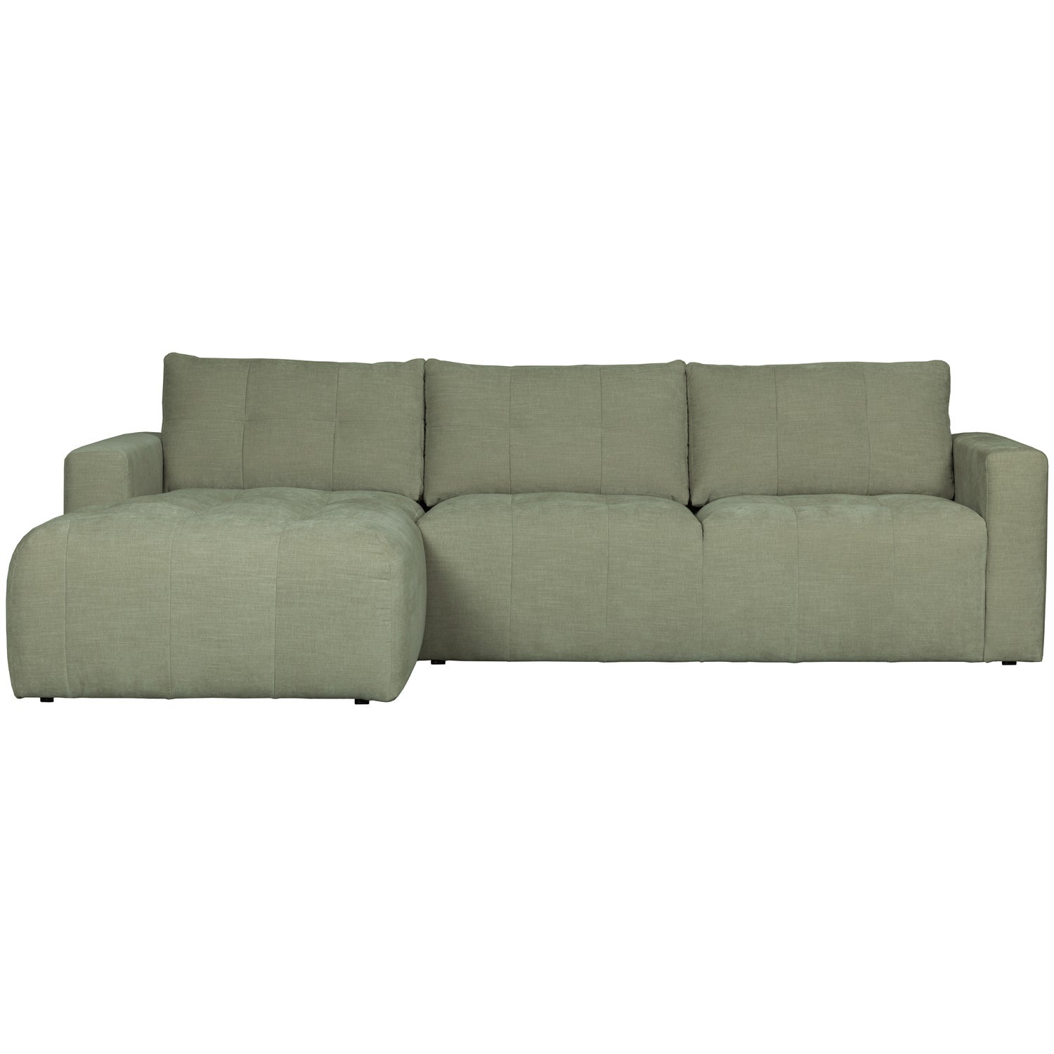 BAR CHAISE LONGUE GEWEBTER STOF LINKS GRUN