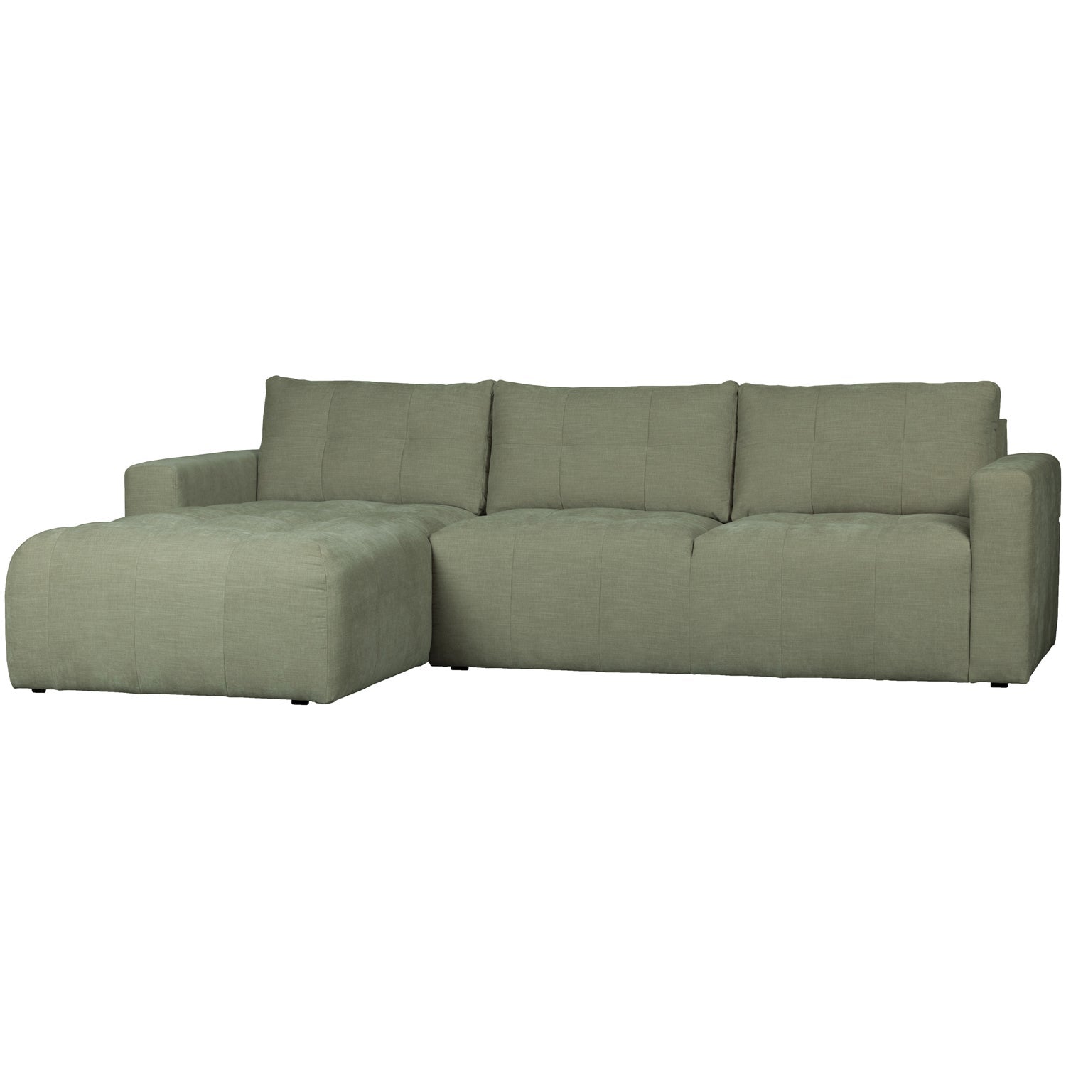BAR CHAISE LONGUE GEWEBTER STOF LINKS GRUN
