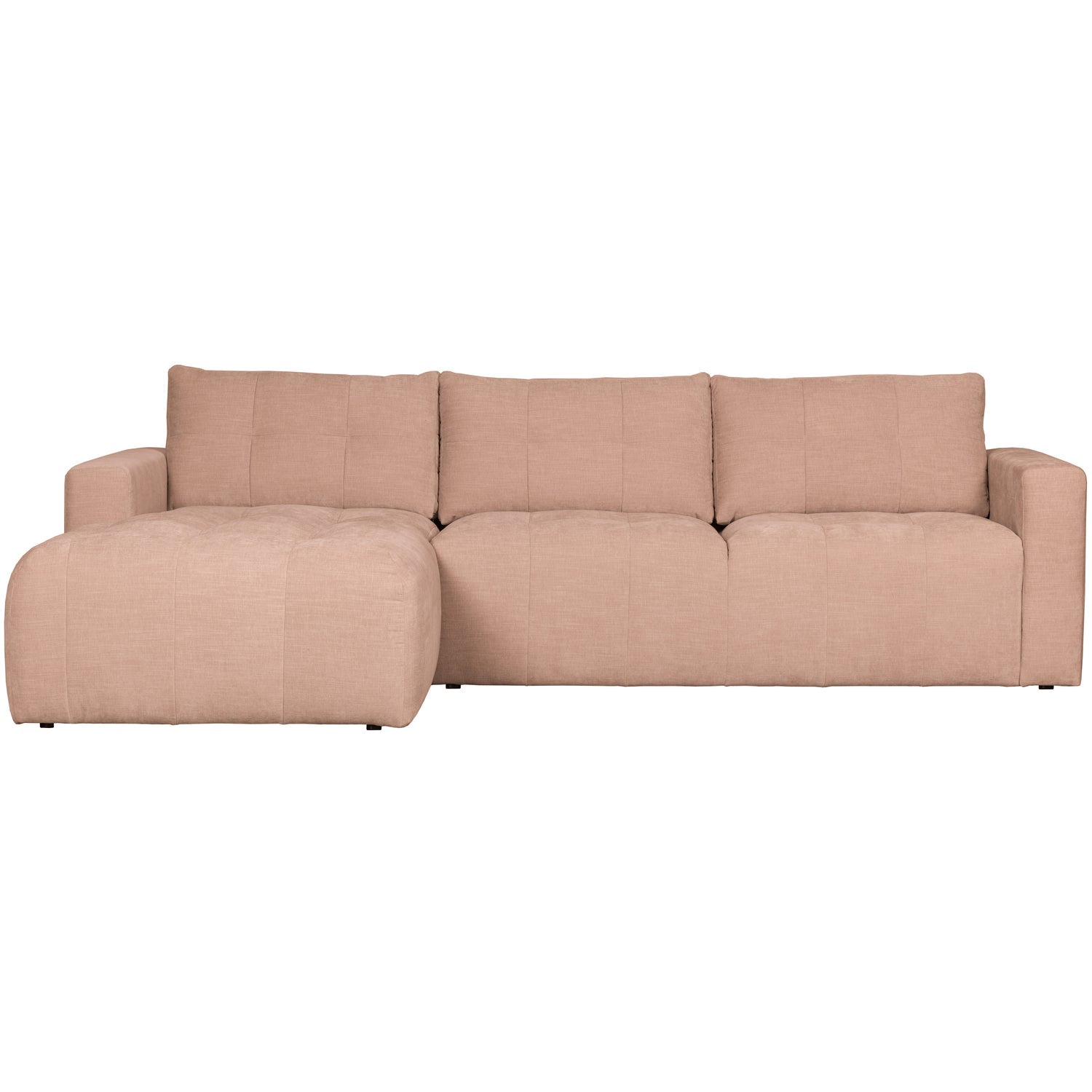 BAR CHAISE LONGUE GEWEBTER STOF LINKS ROSA