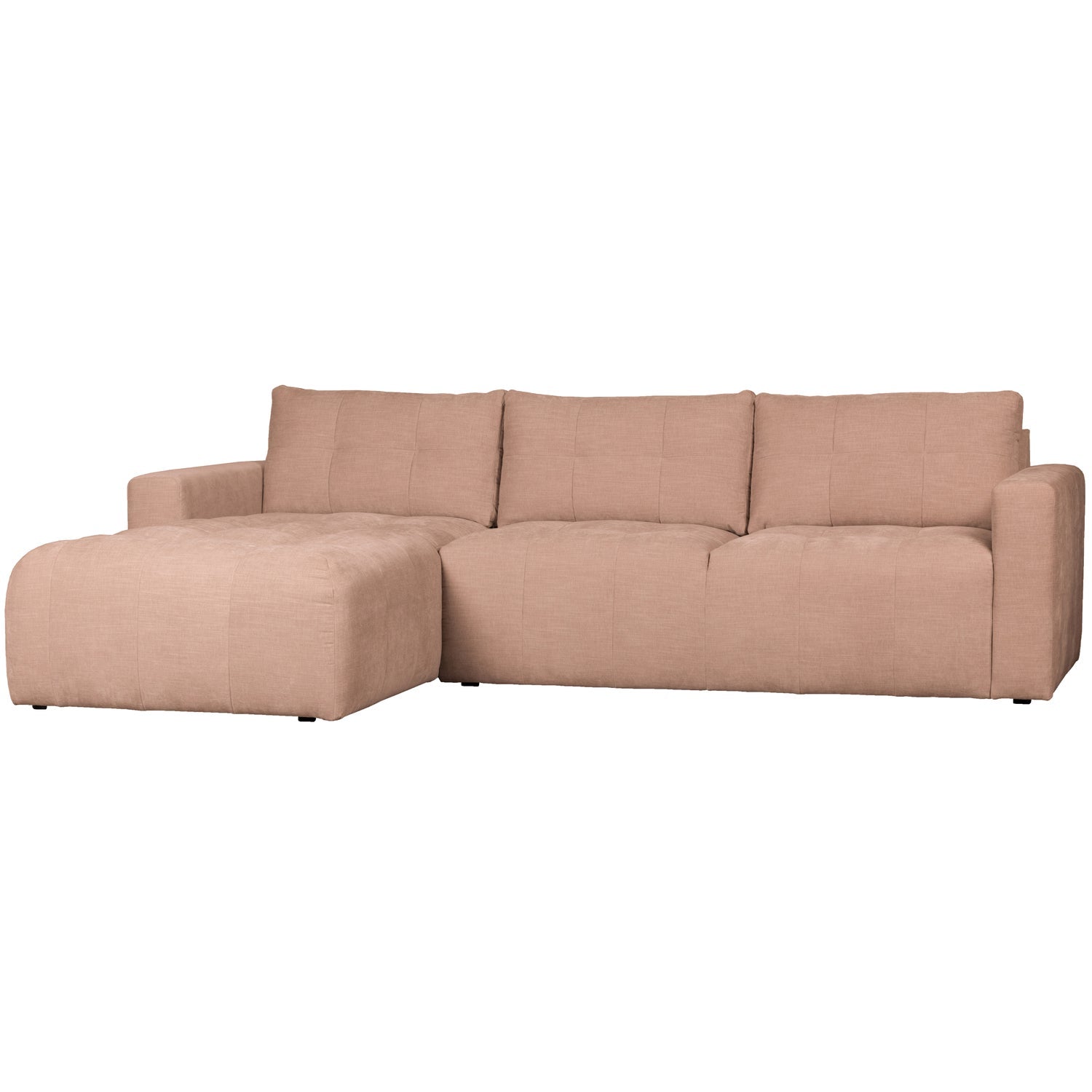 BAR CHAISE LONGUE GEWEBTER STOF LINKS ROSA