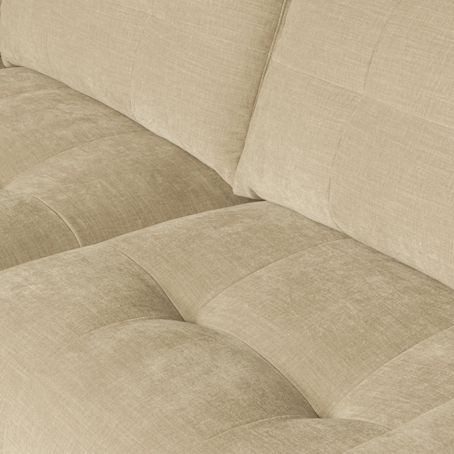 BAR CHAISE LONGUE GEWEBTER STOF LINKS SAND