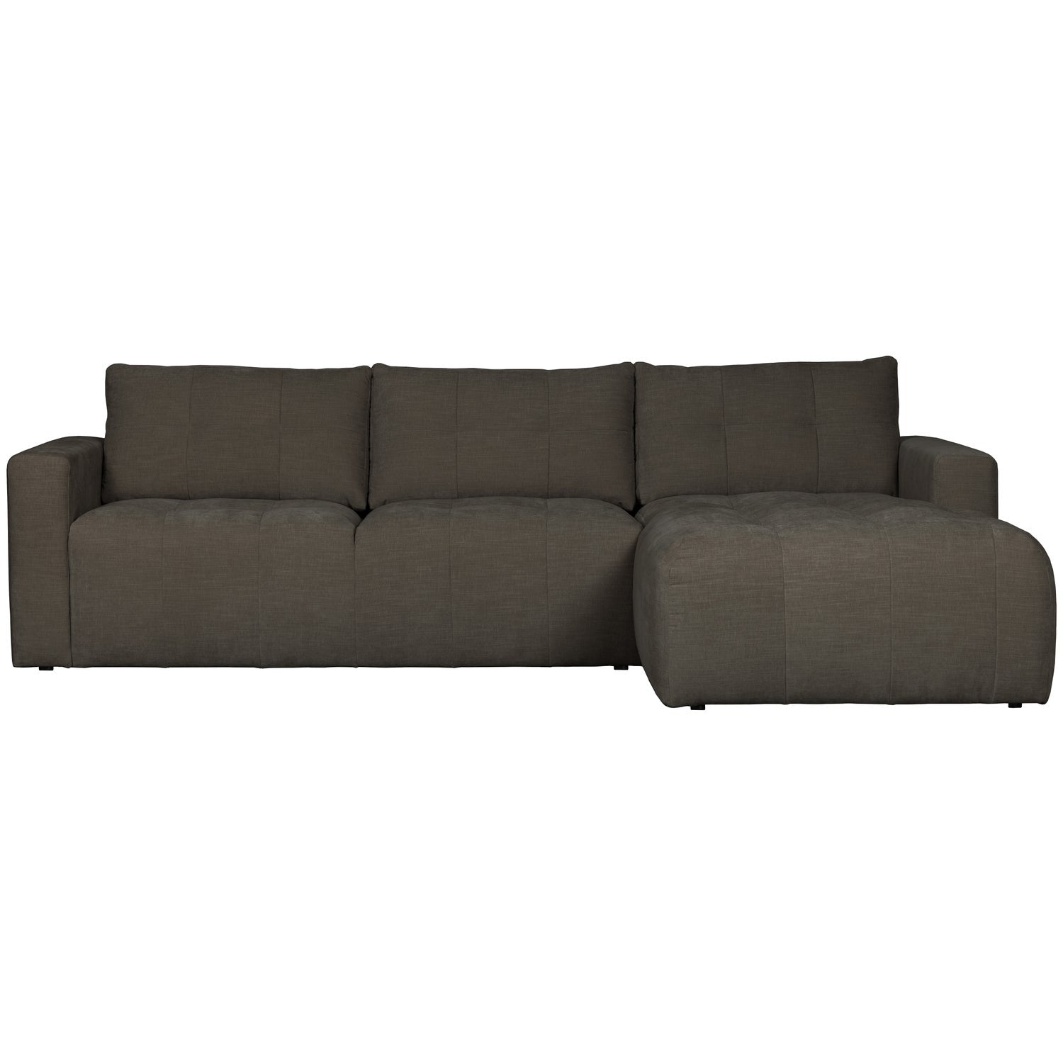 BAR CHAISE LONGUE GEWEBTER STOF RECHTS ANTHRAZIT