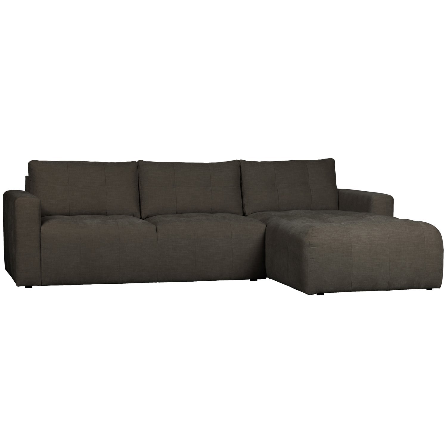 BAR CHAISE LONGUE GEWEBTER STOF RECHTS ANTHRAZIT