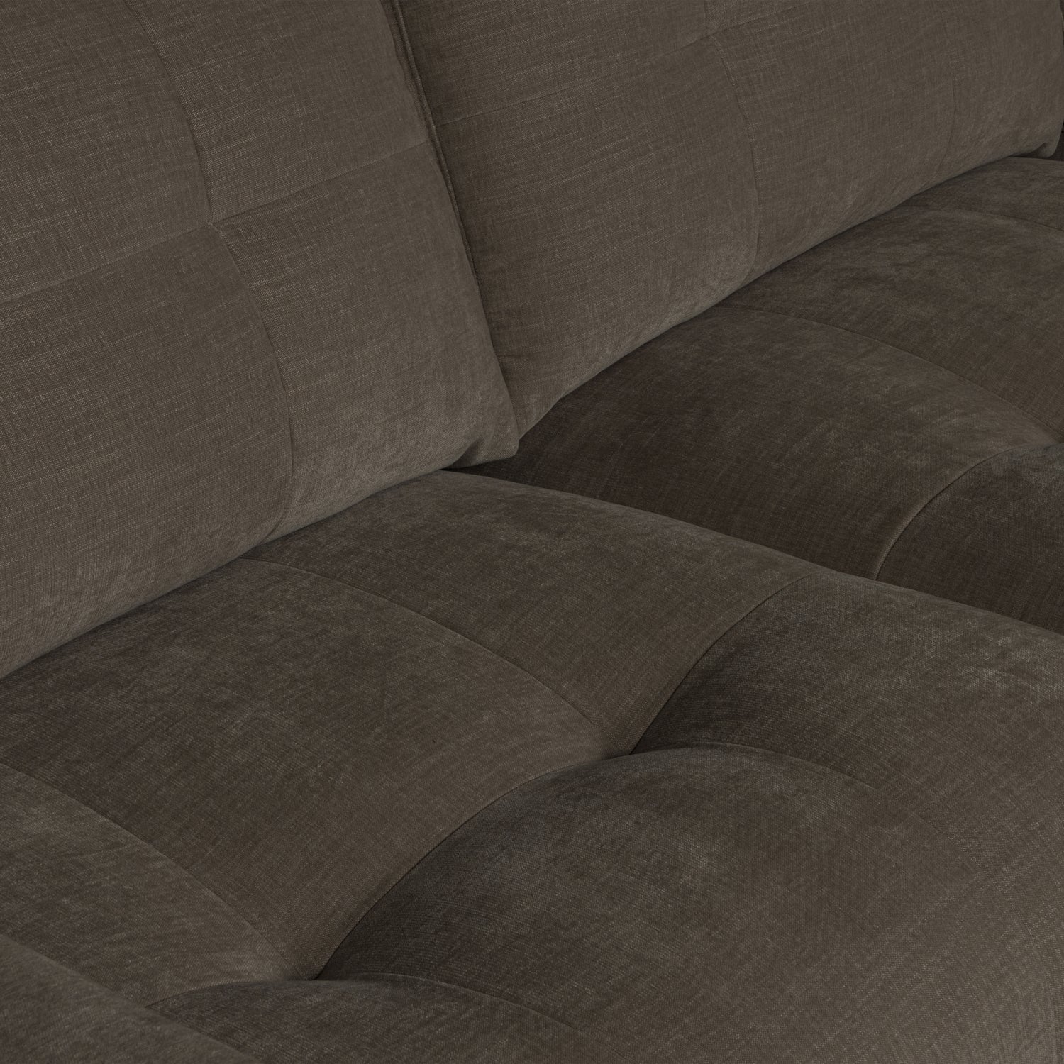 BAR CHAISE LONGUE GEWEBTER STOF RECHTS ANTHRAZIT