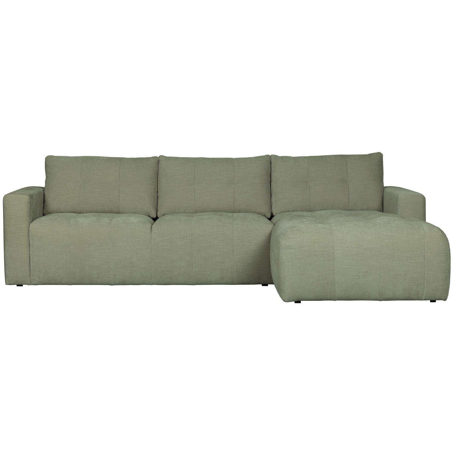 BAR CHAISE LONGUE GEWEBTER STOF RECHTS GRUN