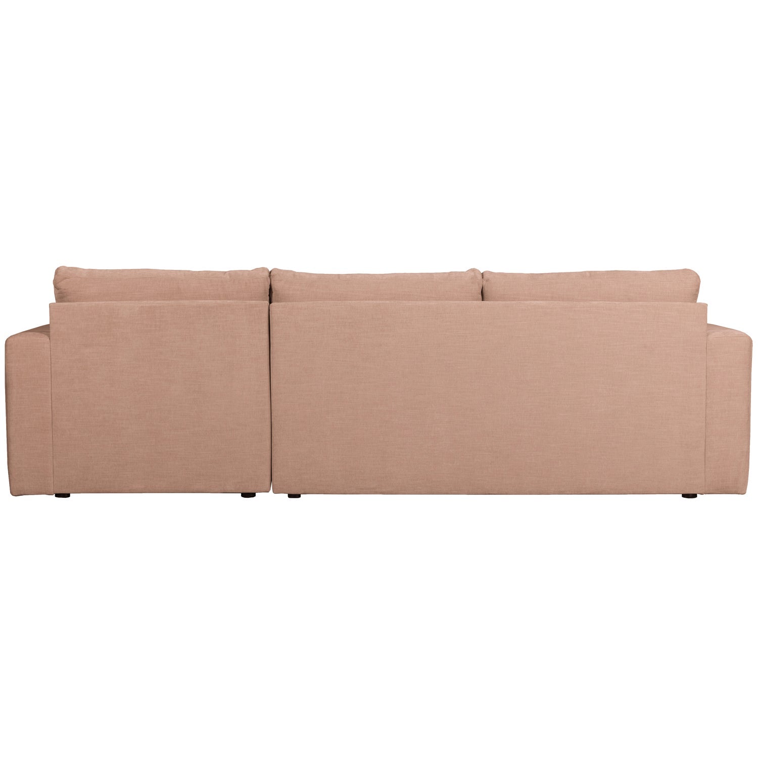 BAR CHAISE LONGUE GEWEBTER STOF RECHTS ROSA