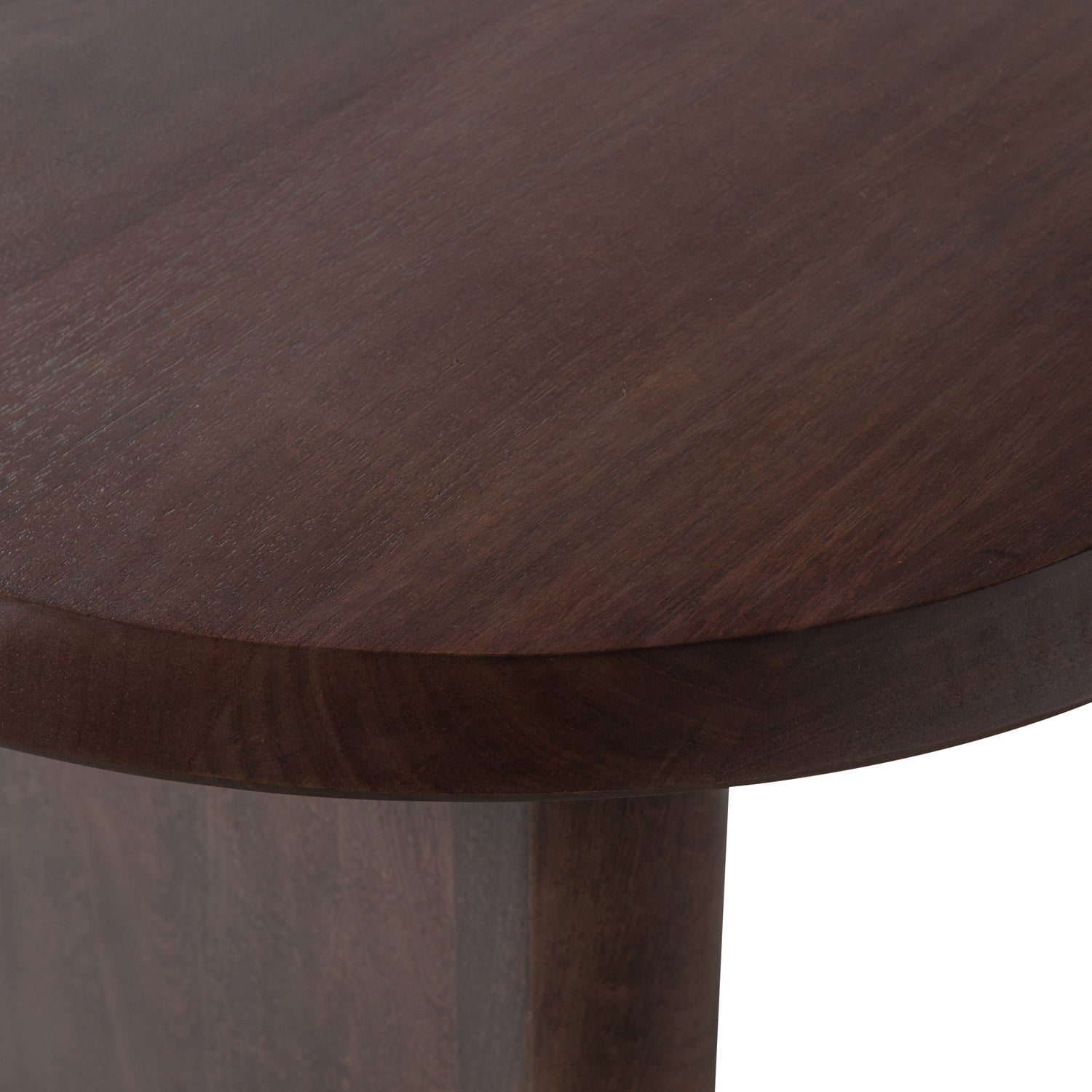 ELLIPS ESSTISCH MANGO HOLZ NUSSBAUM 90x180CM