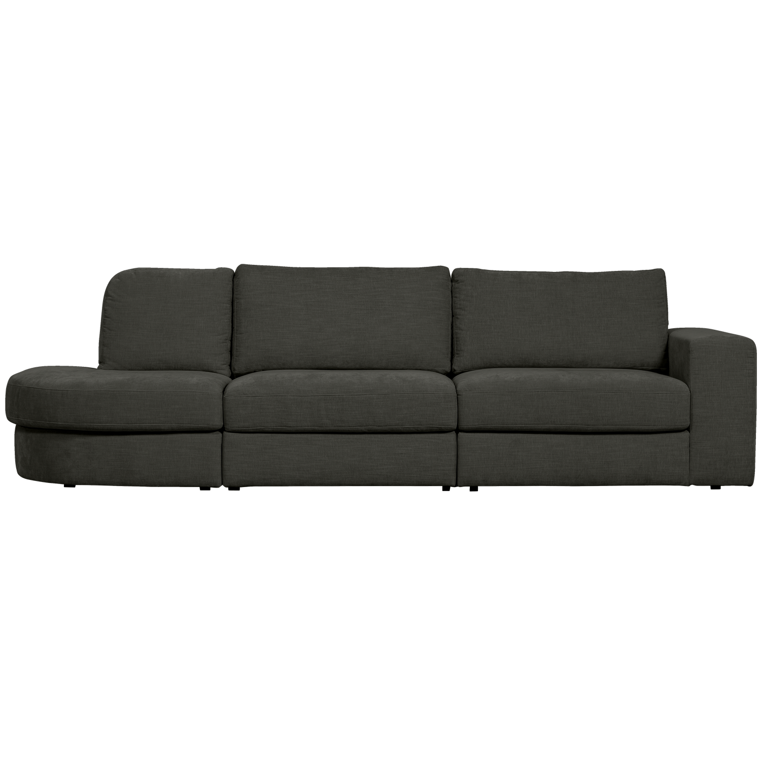 FAMILY 2,5-SITZER SOFA RUNDUNG LINKS ANTHRAZIT