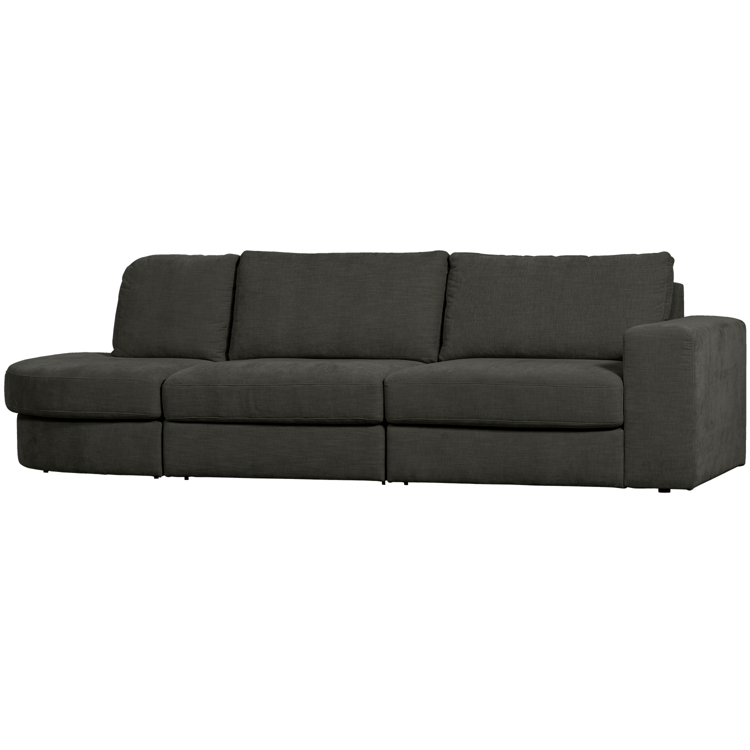 FAMILY 2,5-SITZER SOFA RUNDUNG LINKS ANTHRAZIT