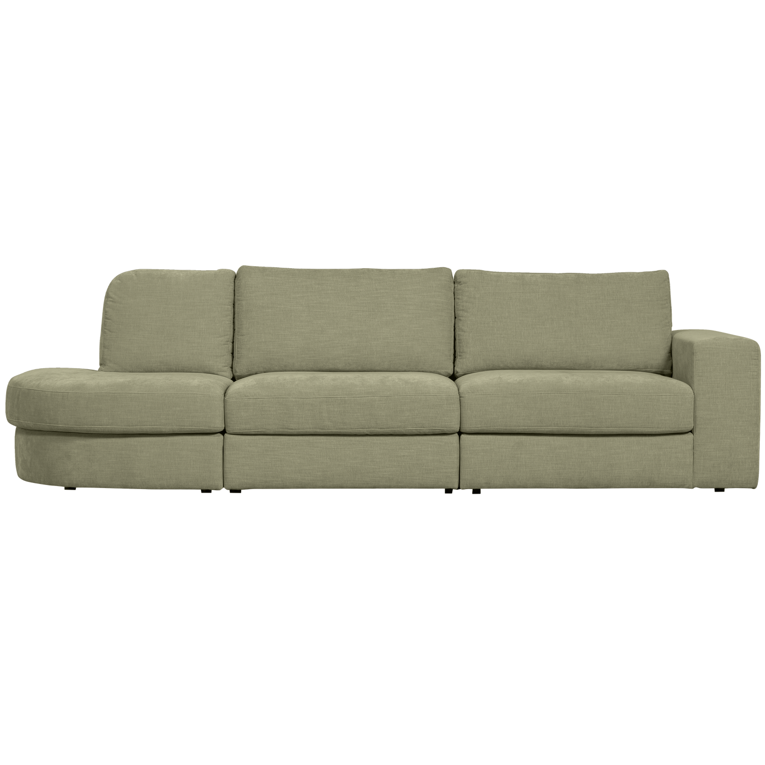 FAMILY 2,5-SITZER SOFA RUNDUNG LINKS GRUN