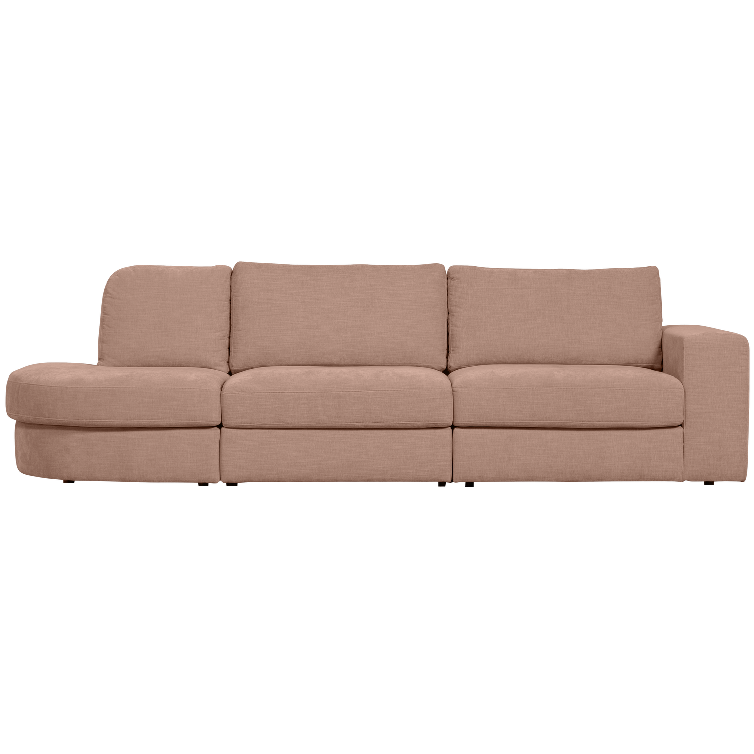 FAMILY 2,5-SITZER SOFA RUNDUNG LINKS ROSA