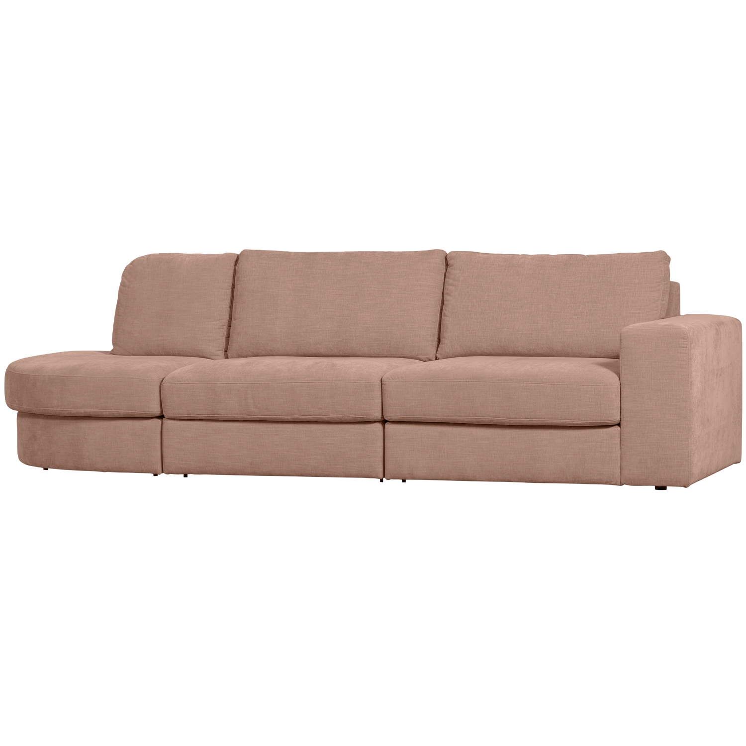 FAMILY 2,5-SITZER SOFA RUNDUNG LINKS ROSA