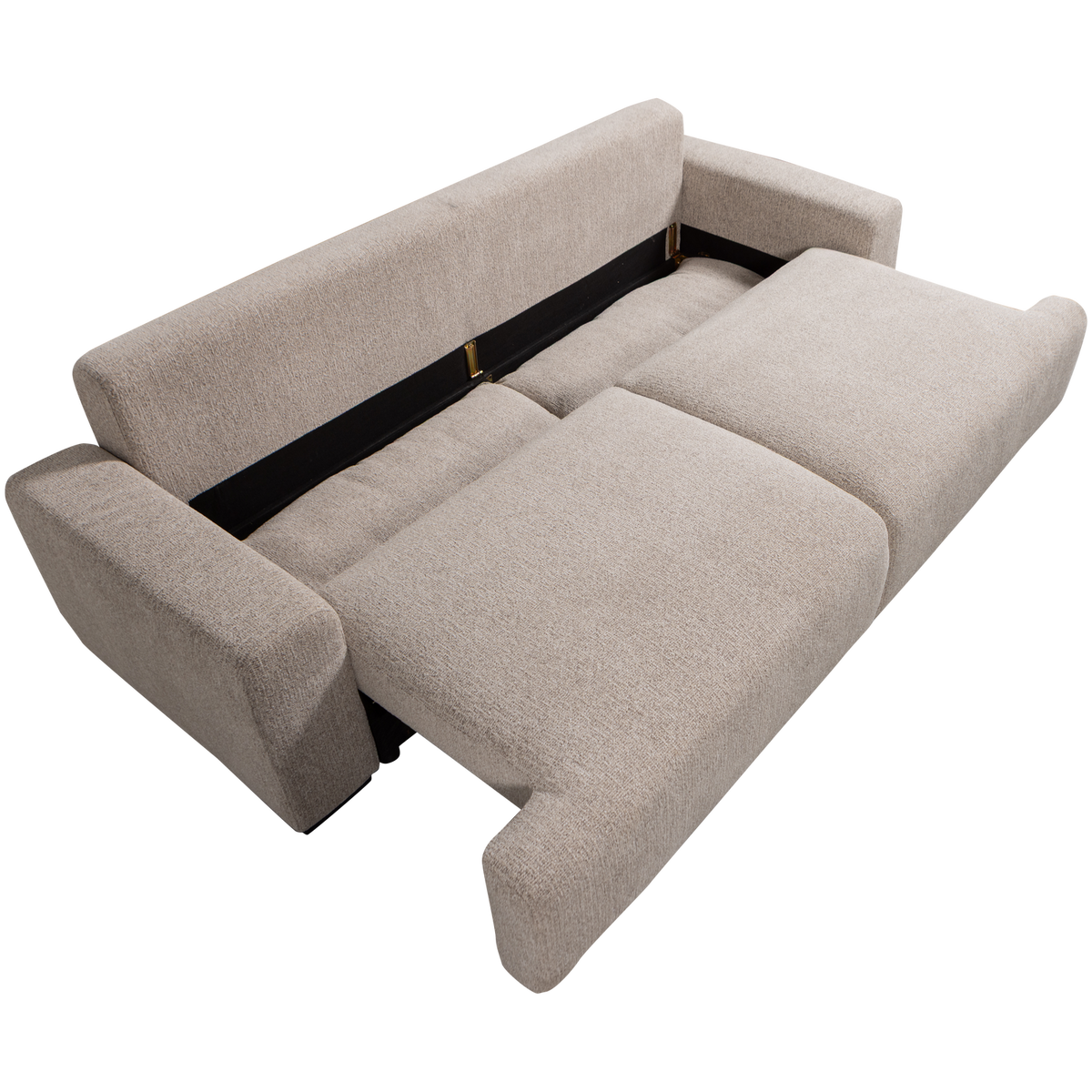 NIGHT & DAY 3-SITZER SCHLAFSOFA NATUR MELANGE