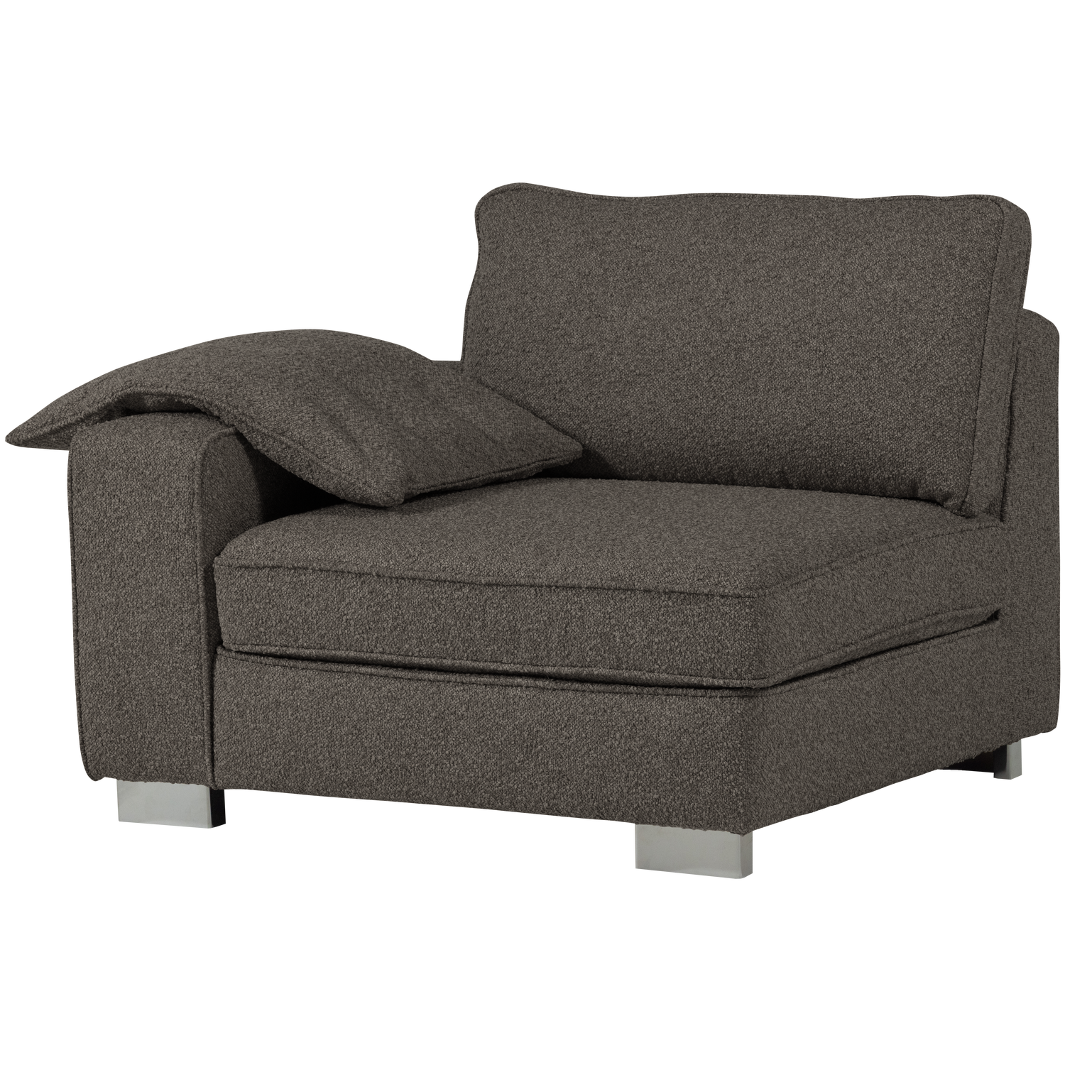 LAZY 1-SITZER ELEMENT ARM LINKS BOUCLE ANTHRAZIT