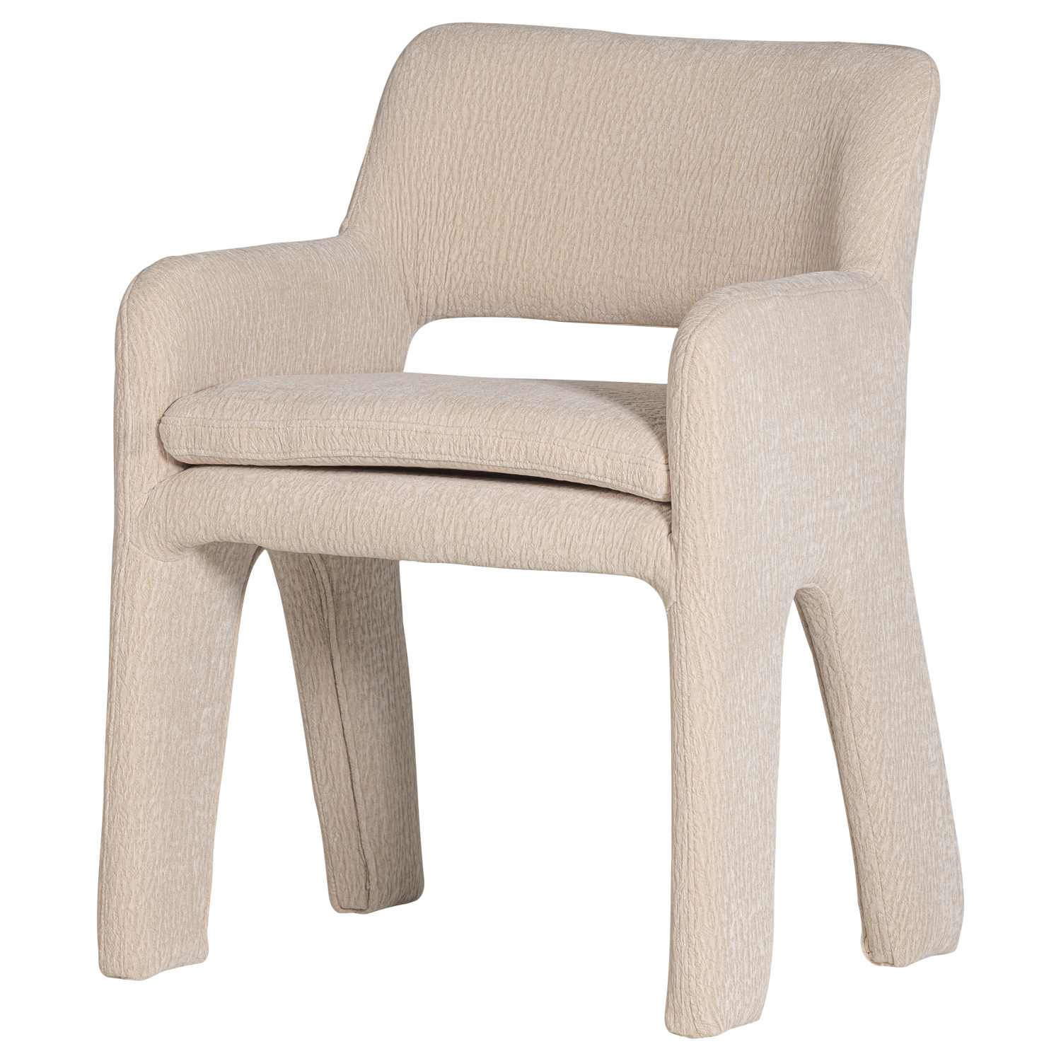 BIGFOOT ESSZIMMERSTUHL CHENILLE SAND [fsc]