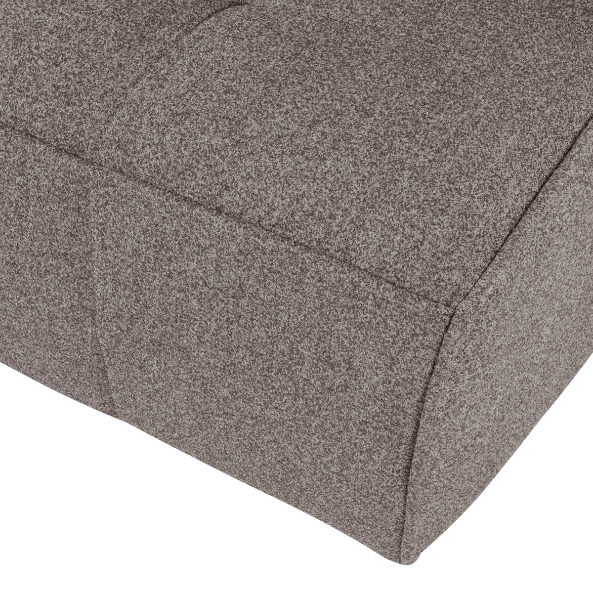 CLUSTER 3-SITZER SOFA BOUCLE MITTELBRAUN