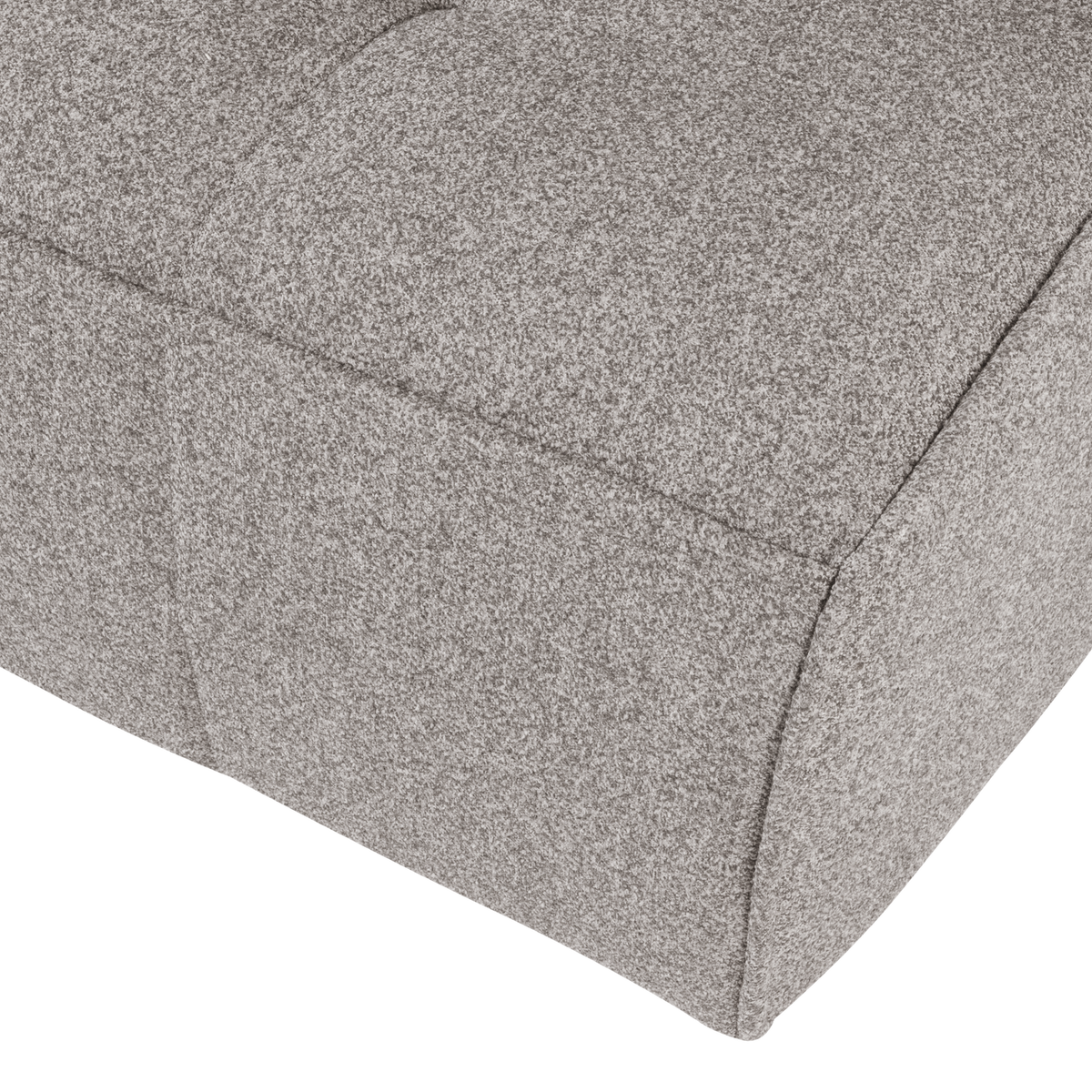 CLUSTER 3-SITZER SOFA BOUCLE WARMES GRAU