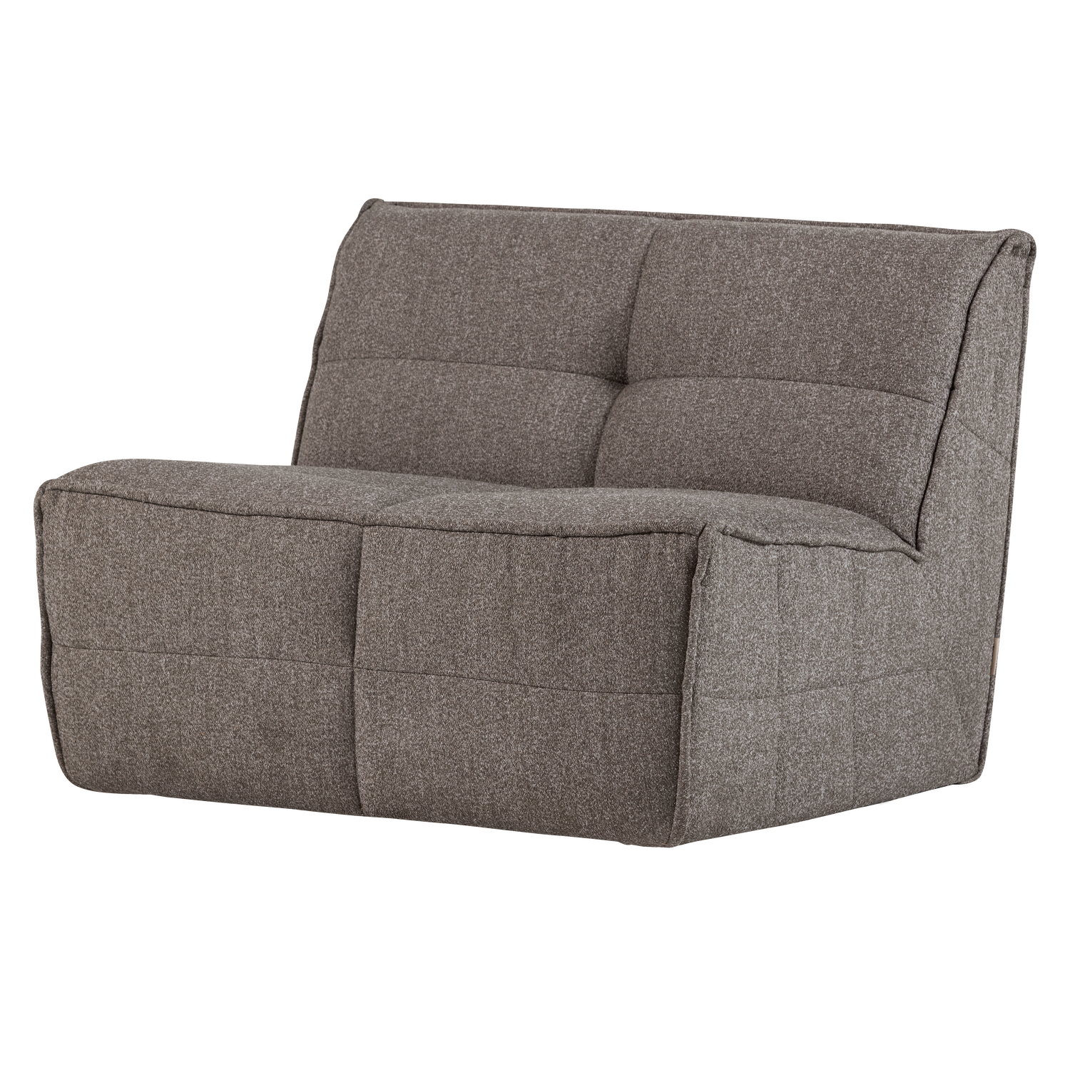 CLUSTER 1-SITZER ELEMENT BOUCLE MITTELBRAUN