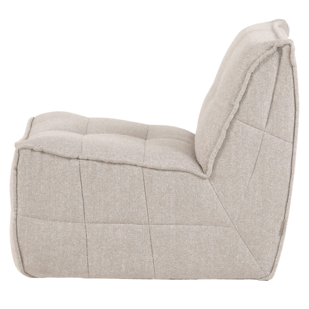 CLUSTER 1-SITZER ELEMENT BOUCLE SAND BEIGE