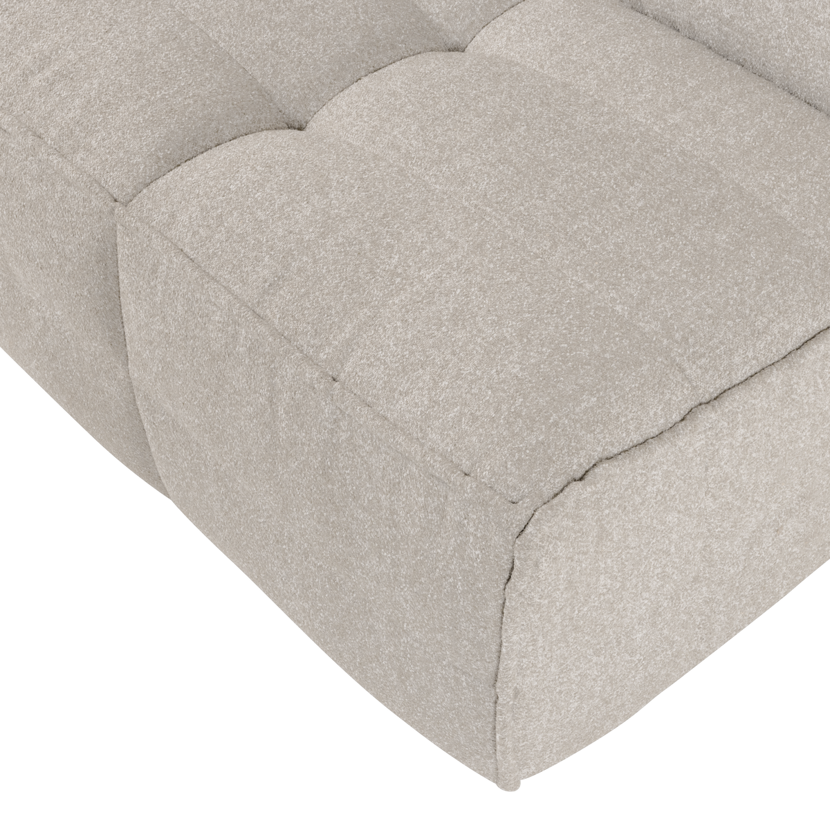 CLUSTER 1-SITZER ELEMENT BOUCLE SAND BEIGE