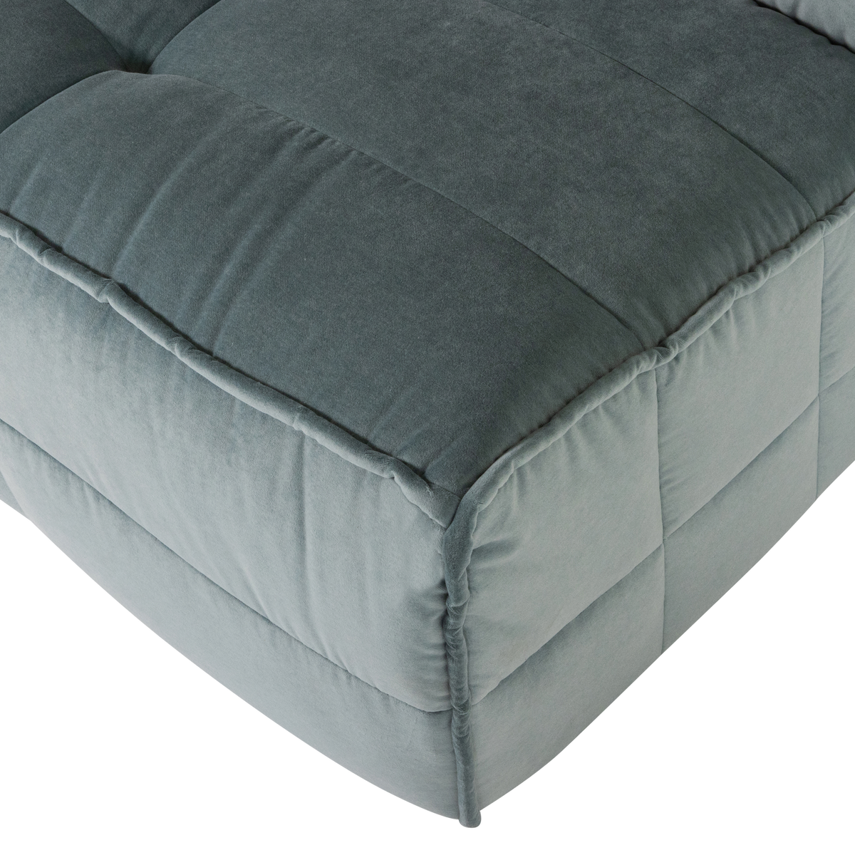 CLUSTER 1-SITZER ELEMENT SAMT TURQUOISE BLAU